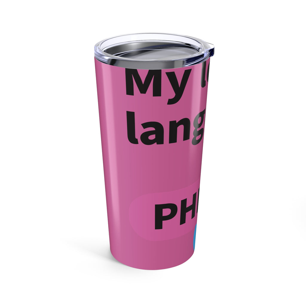 Colorful Programming Language Tumbler 20oz - Perfect Gift for Coders, Tech Lovers, Birthday, Celebration, Custom Drinkware