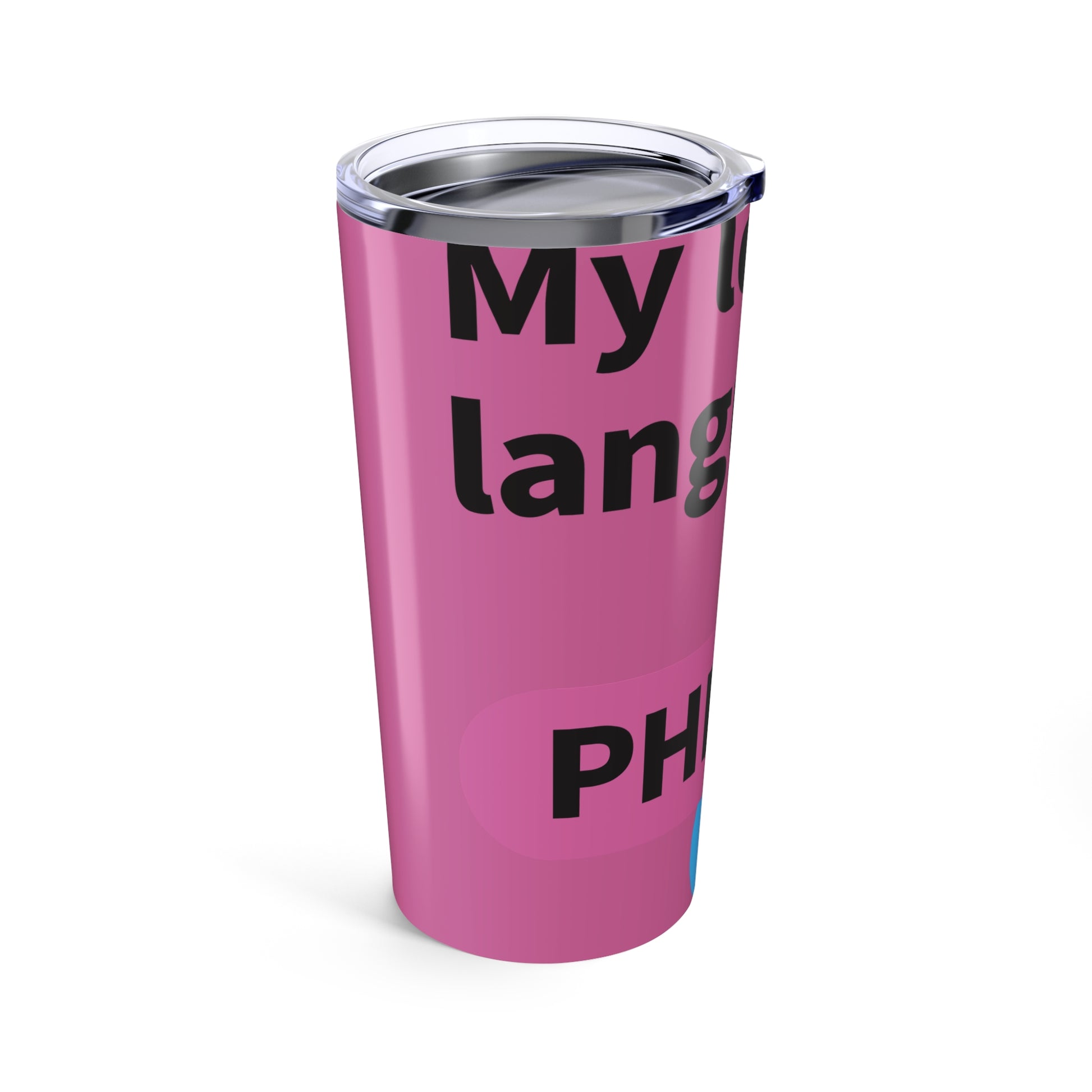 Colorful Programming Language Tumbler 20oz - Perfect Gift for Coders, Tech Lovers, Birthday, Celebration, Custom Drinkware