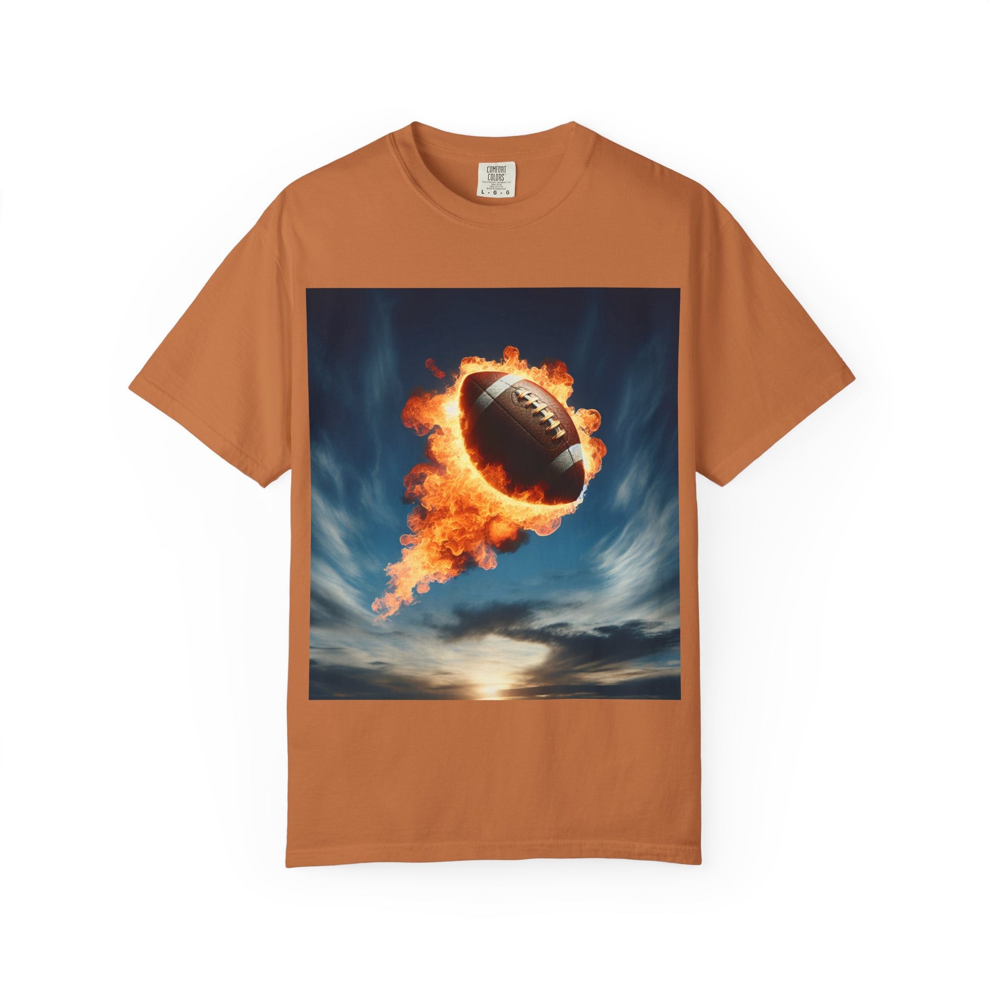 Fireball Football T-Shirt for Sports Fans