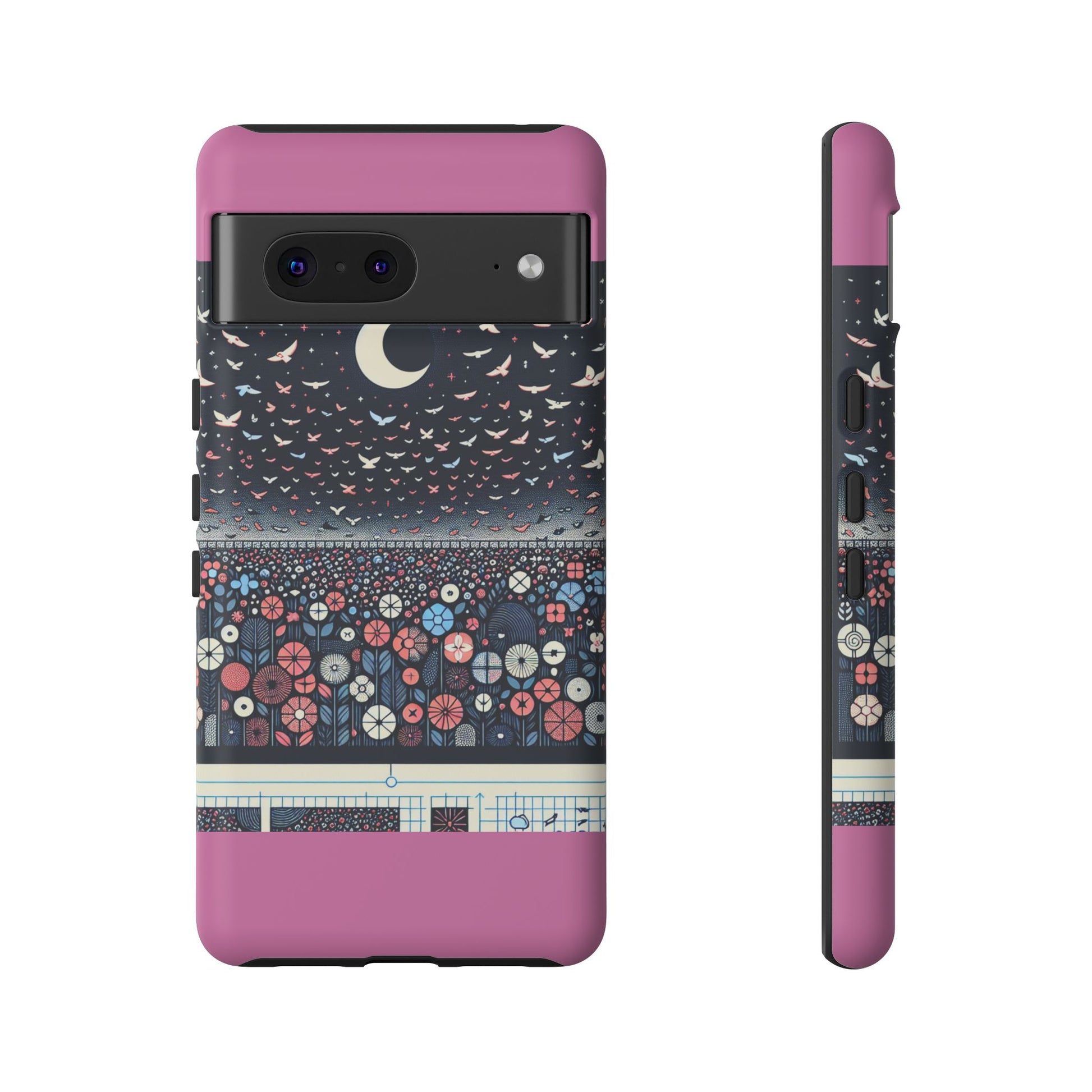 Floral Phone Case, Tough Cases for iPhone, Nature-Inspired Design, Gift for Her, Stylish Protection, Trending Accessory