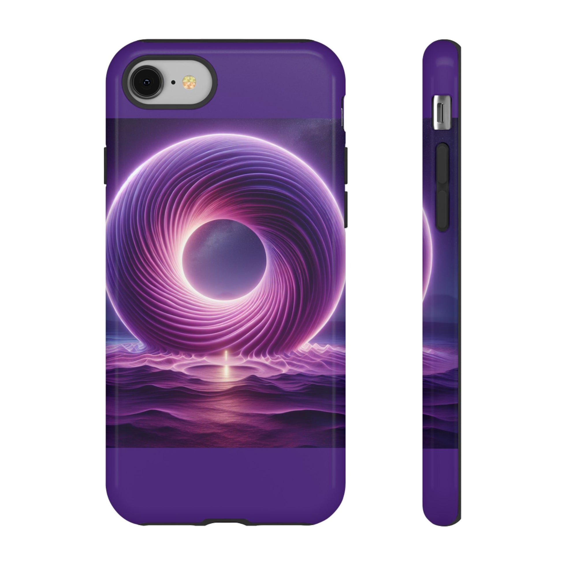 Colorful Phone Case with Swirling Design, Tough Phone Cover, Cosmic Phone Protector, Unique Gift for Tech Lovers, Stylish Smartphone Shell