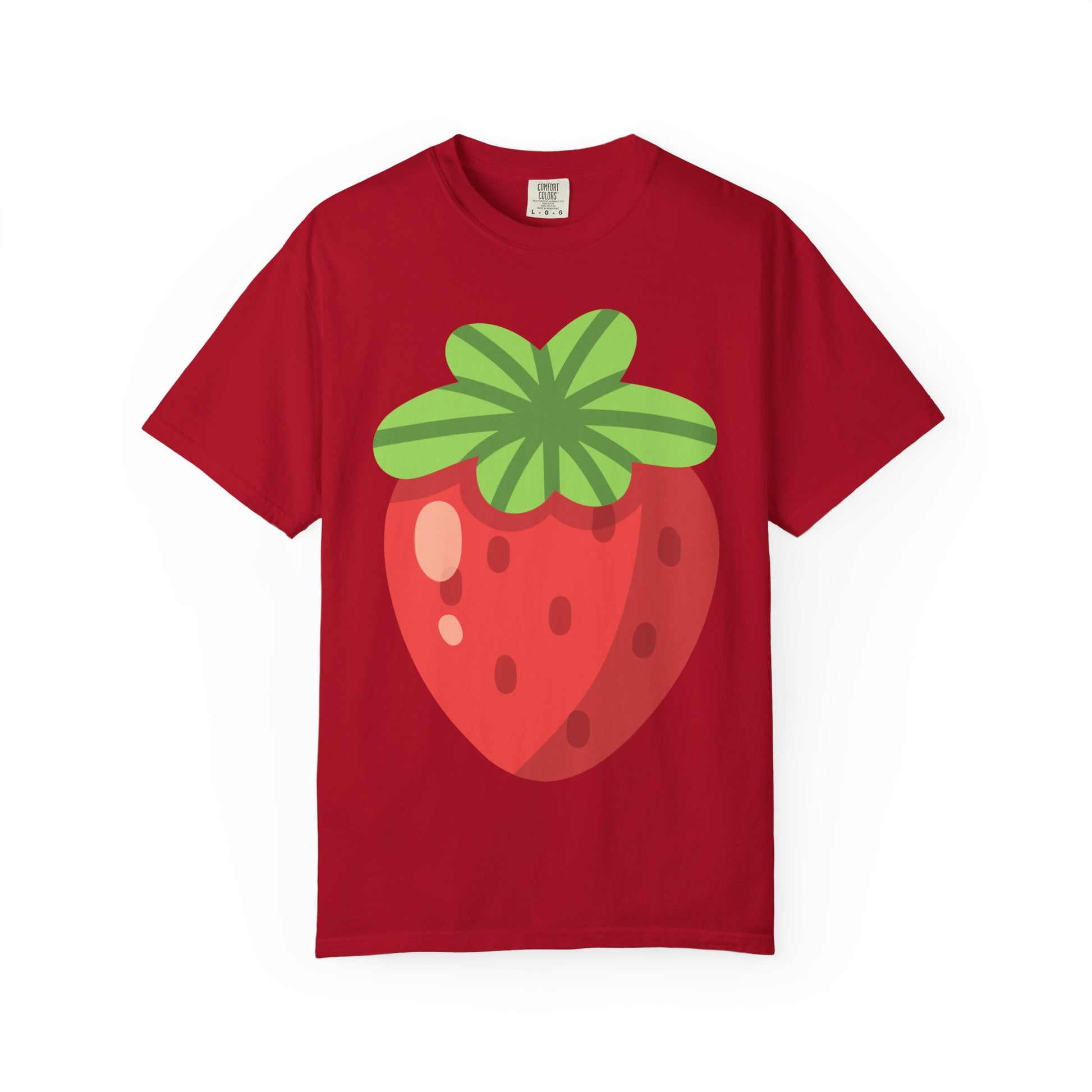 Cute Strawberry T-Shirt, Summer Fashion, Gift for Fruit Lovers, Cute Tee, Casual Wear, Vegan Gift, Eco-Friendly Clothing
