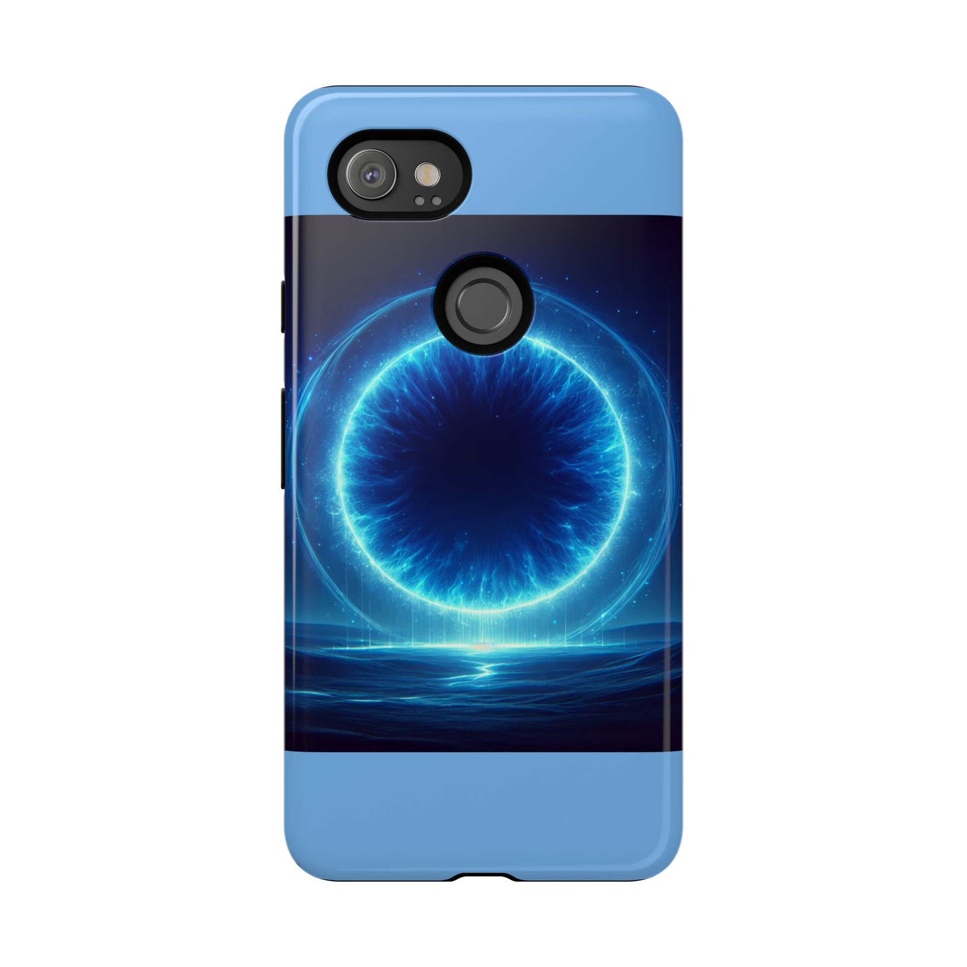 Blue Galaxy Phone Case, Tough Phone Cover, Cosmic Protection Case, Space Design, Gift for Space Lovers