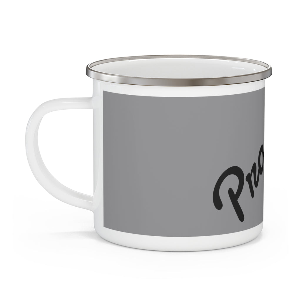 Rustic Enamel Camping Mug - Progress Over Perfection, Outdoor Lovers, Gift for Hikers, Motivational Coffee Mug, Adventure Camping [...]
