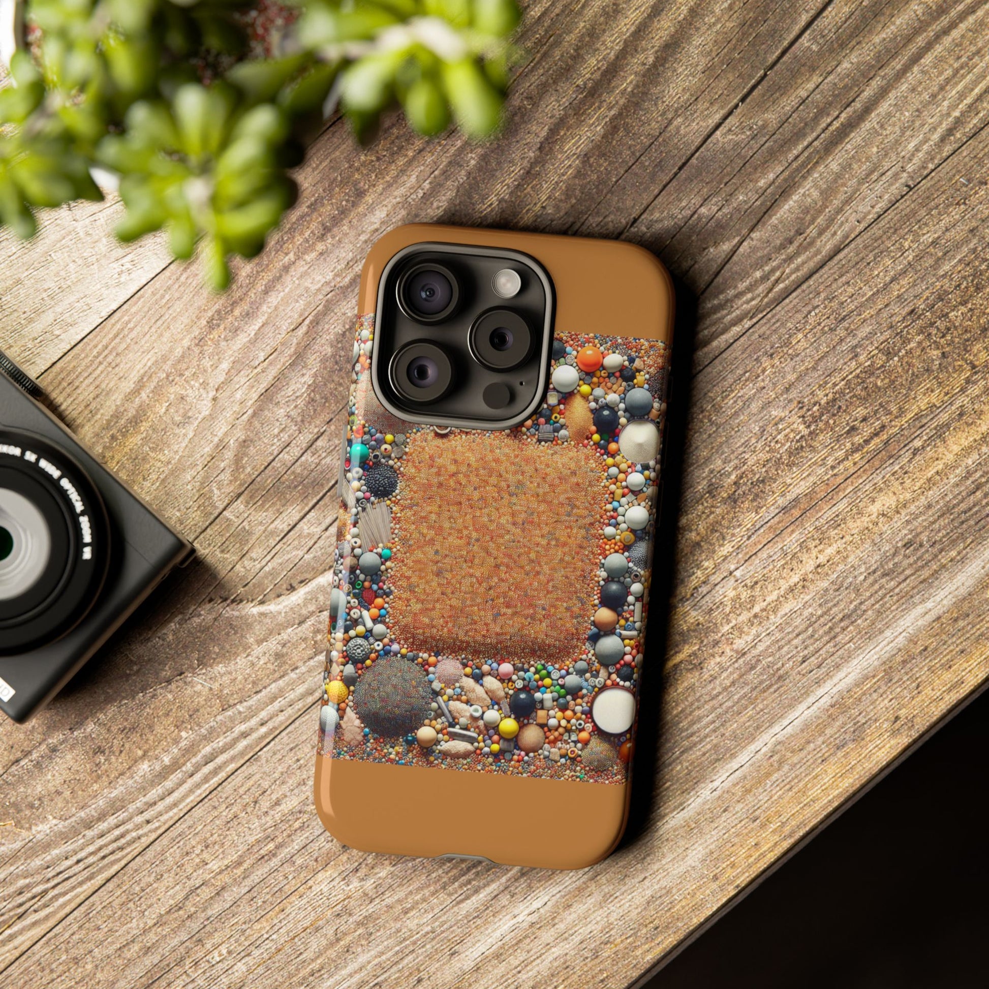 Colorful Phone Case with Unique Texture, Tough Case, Phone Accessory, Trendy Design, Gift for Tech Lovers, Durable Protection