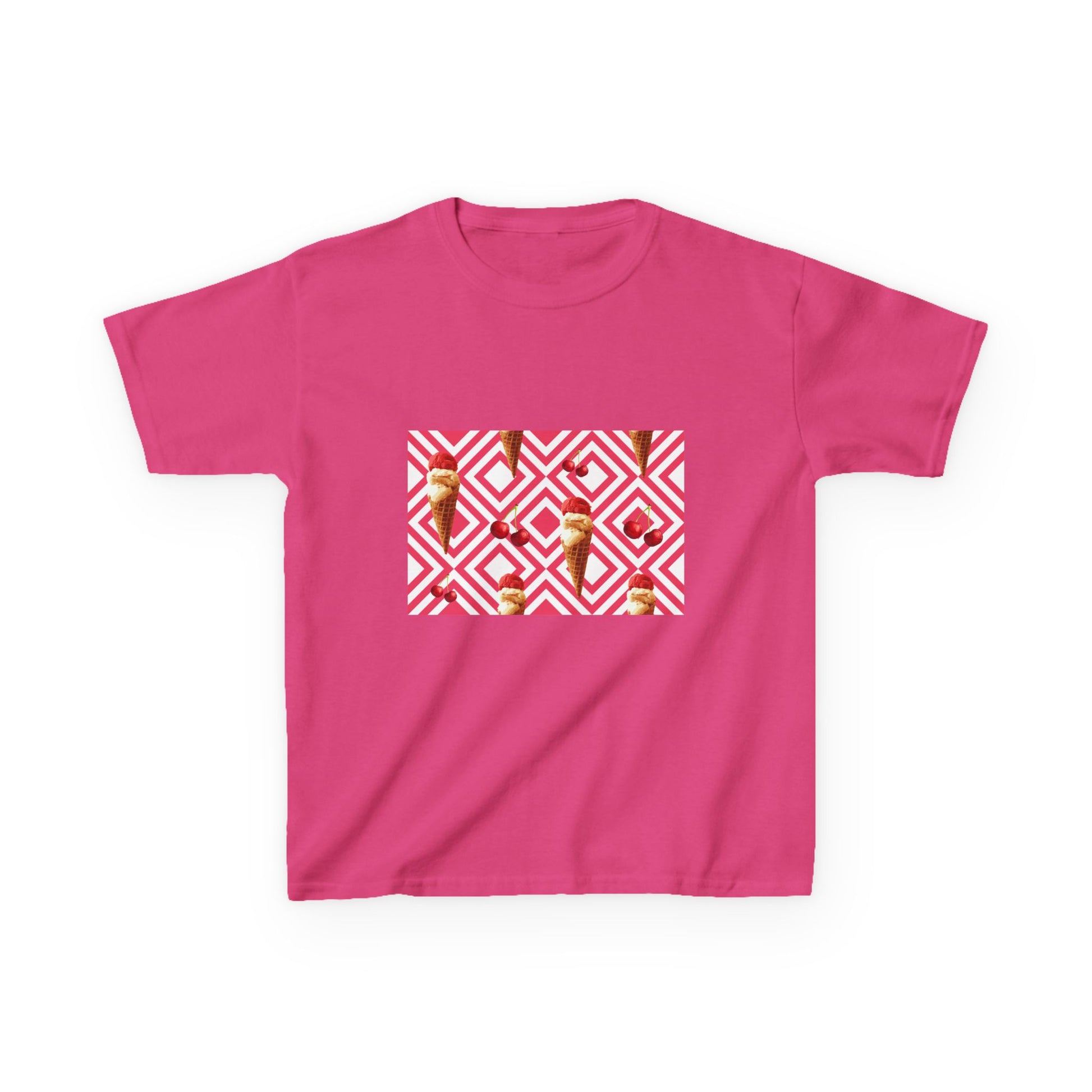 Colorful Geometric Kids Tee, Fun T-Shirt for Summer, Birthday Gift, Playdate Outfit, Casual Kidswear, Unique Children's Clothing