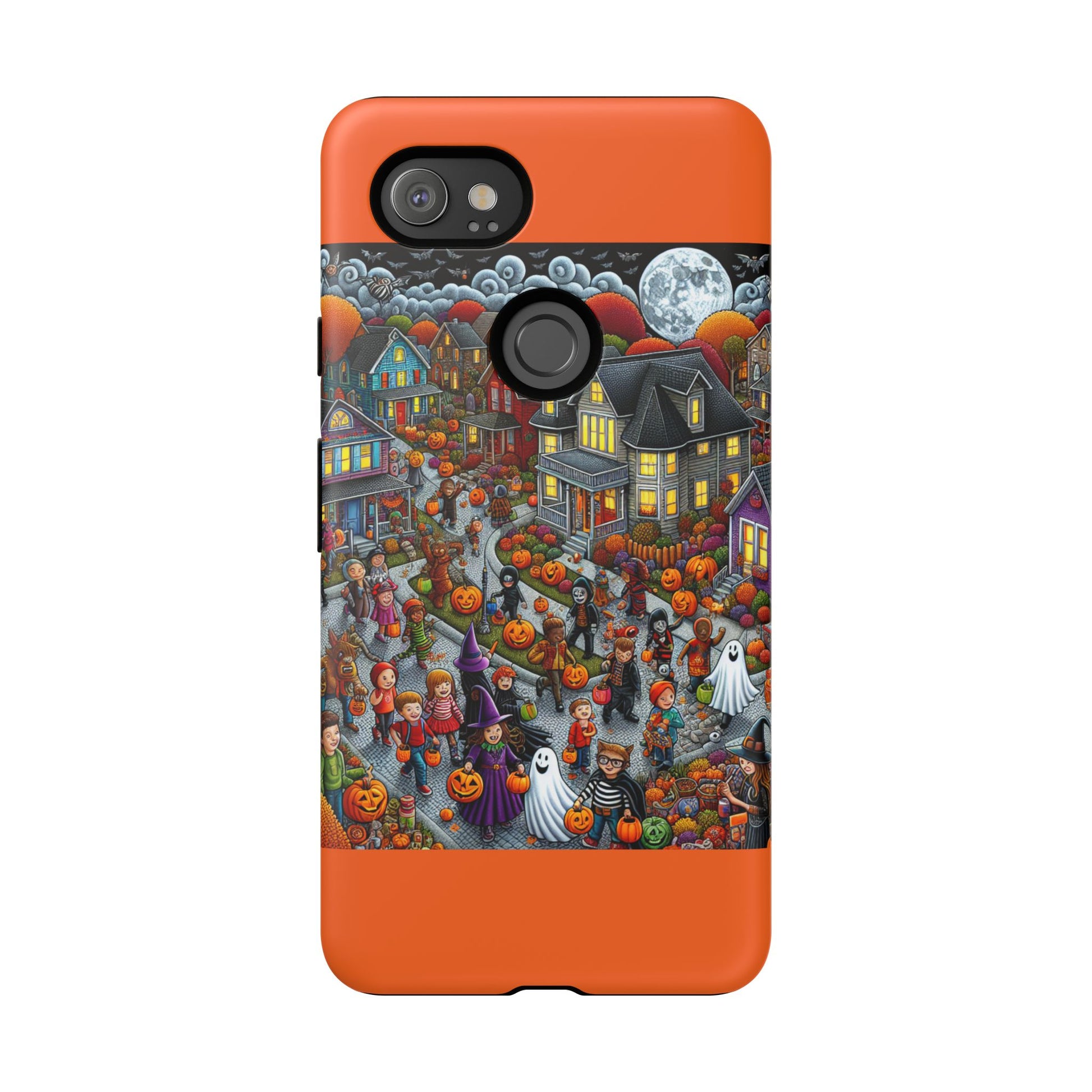 Halloween Phone Case, Tough Cases for Spooky Season, Fall Decor, Trick or Treat, Pumpkin Lovers, Ghost Design