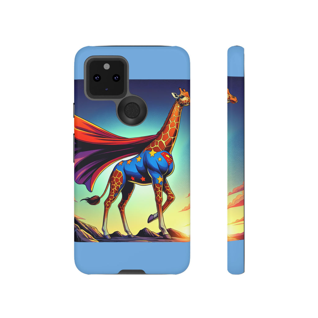 Superhero Giraffe Phone Case | Tough Cases, Unique Gifts, Animal Lover Accessories, Fun Tech Protectors, Cute Phone Covers, Birthday Gift