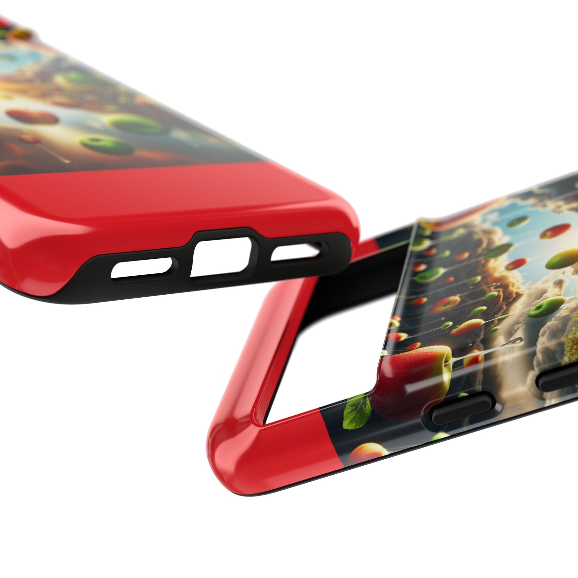 Vibrant Phone Case with Artistic Apple Design, Unique Gift for Art Lovers, Trendy Accessory for Any Occasion, Stylish Smartphone Cover