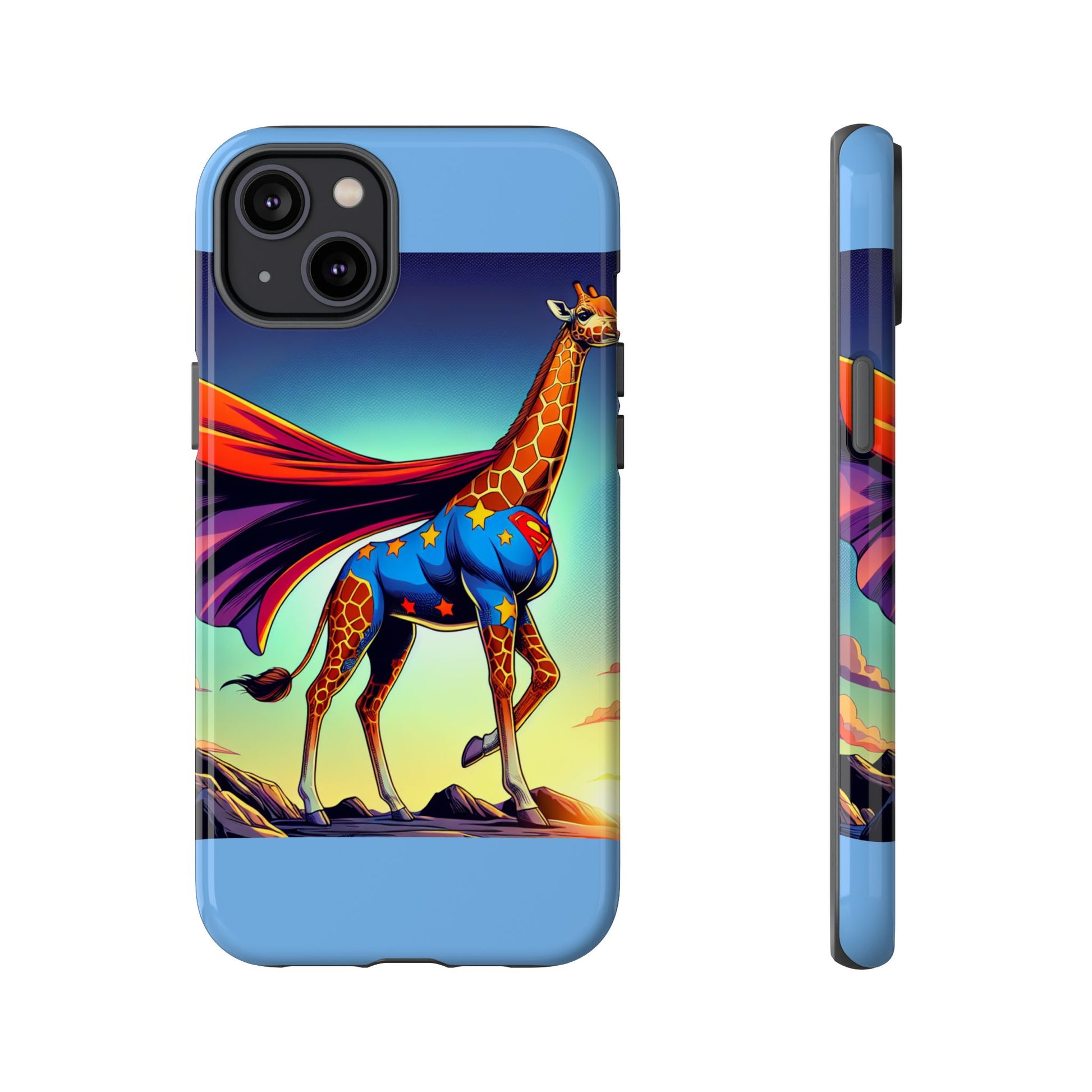 Superhero Giraffe Phone Case | Tough Cases, Unique Gifts, Animal Lover Accessories, Fun Tech Protectors, Cute Phone Covers, Birthday Gift