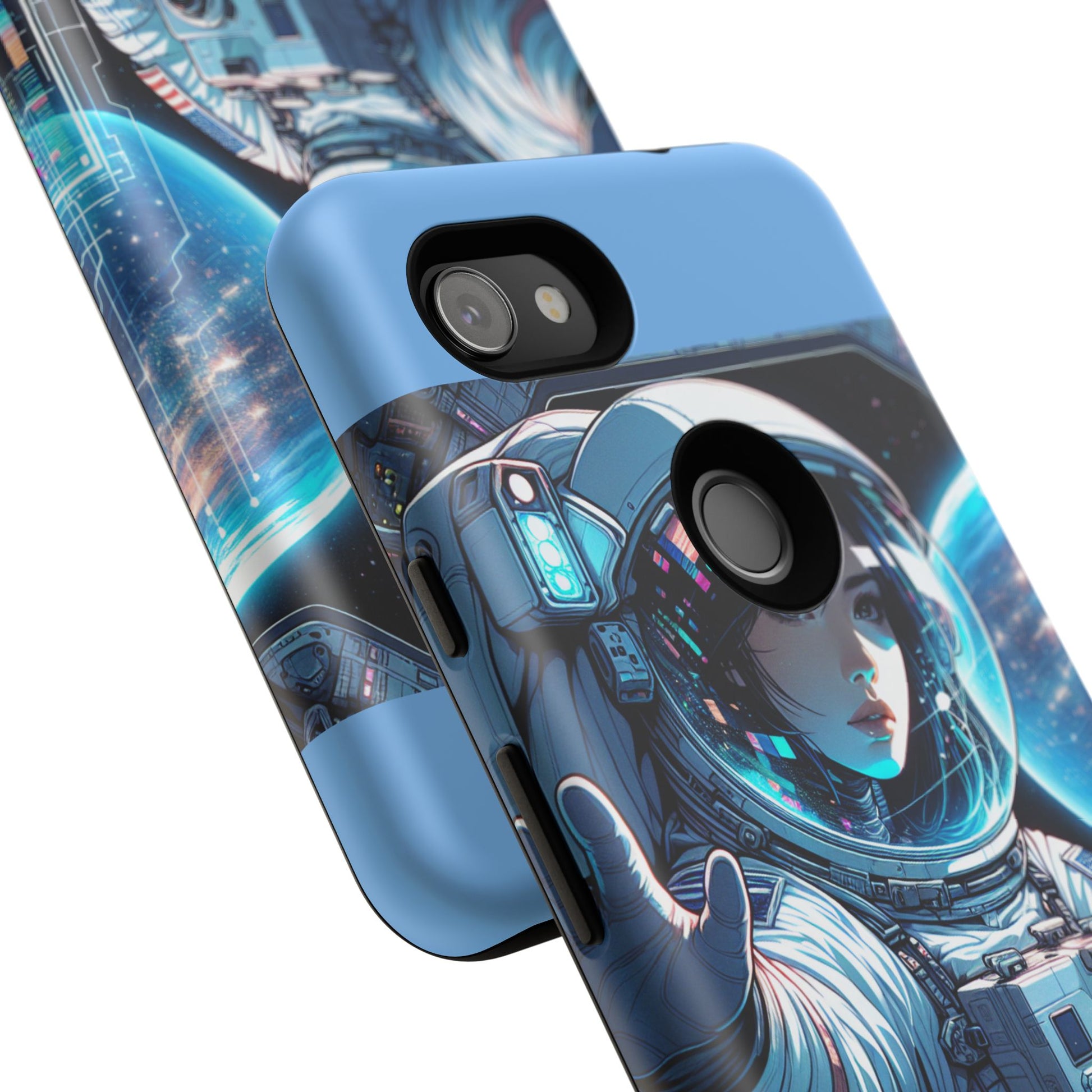 Astronaut Phone Case, Space-Themed Tough Case, Unique Gift for Science Lovers, Trendy Protection for Smartphones, Cool Tech Accessories