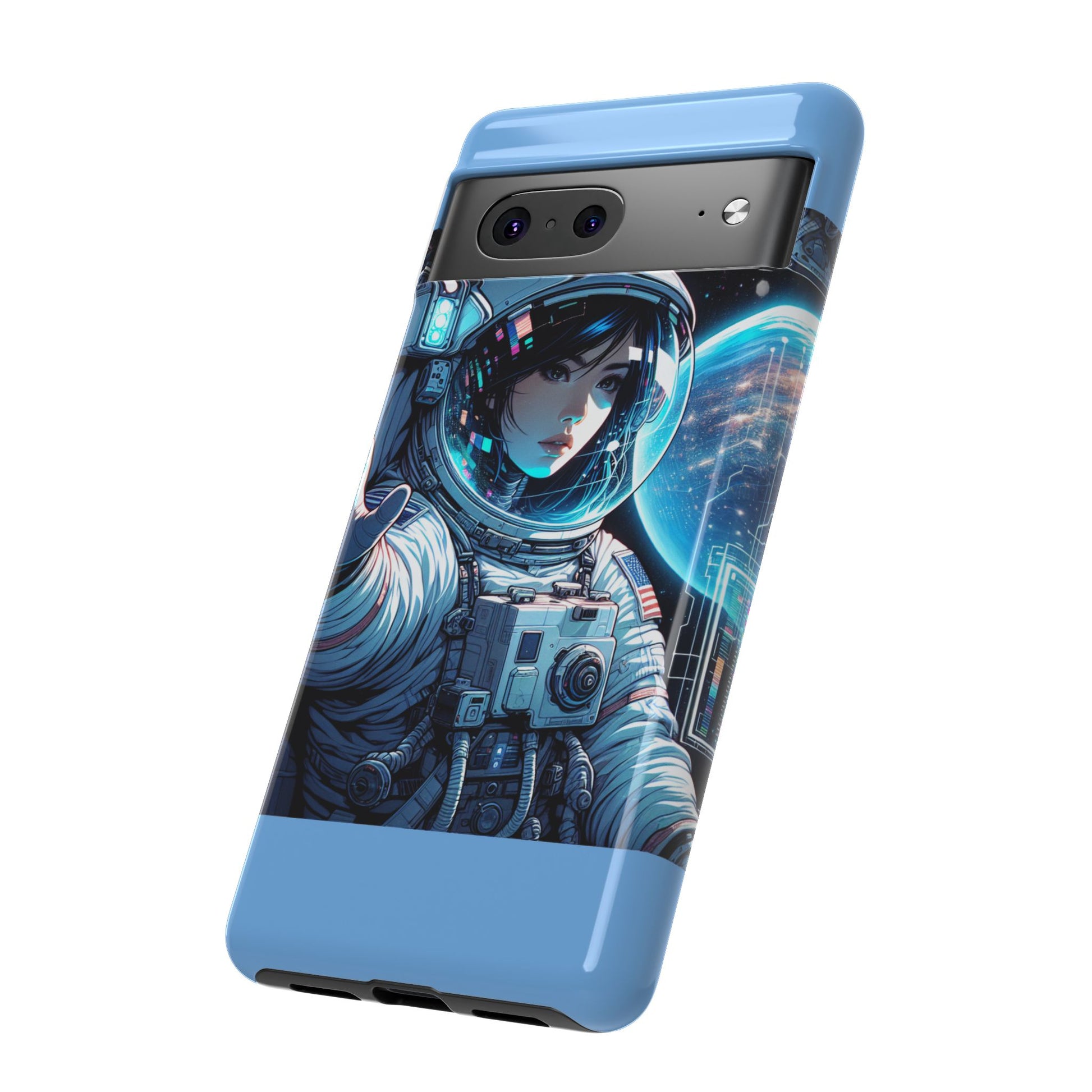 Astronaut Phone Case, Space-Themed Tough Case, Unique Gift for Science Lovers, Trendy Protection for Smartphones, Cool Tech Accessories