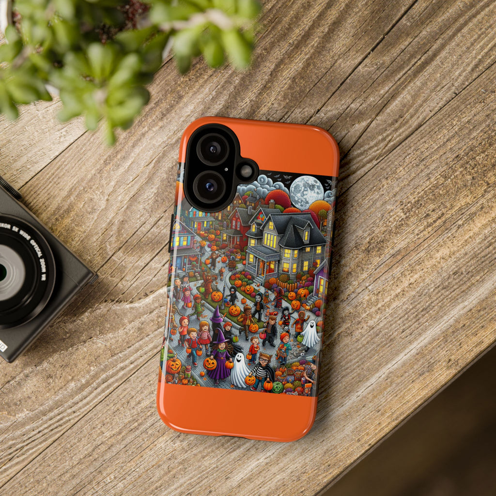 Halloween Phone Case, Tough Cases for Spooky Season, Fall Decor, Trick or Treat, Pumpkin Lovers, Ghost Design
