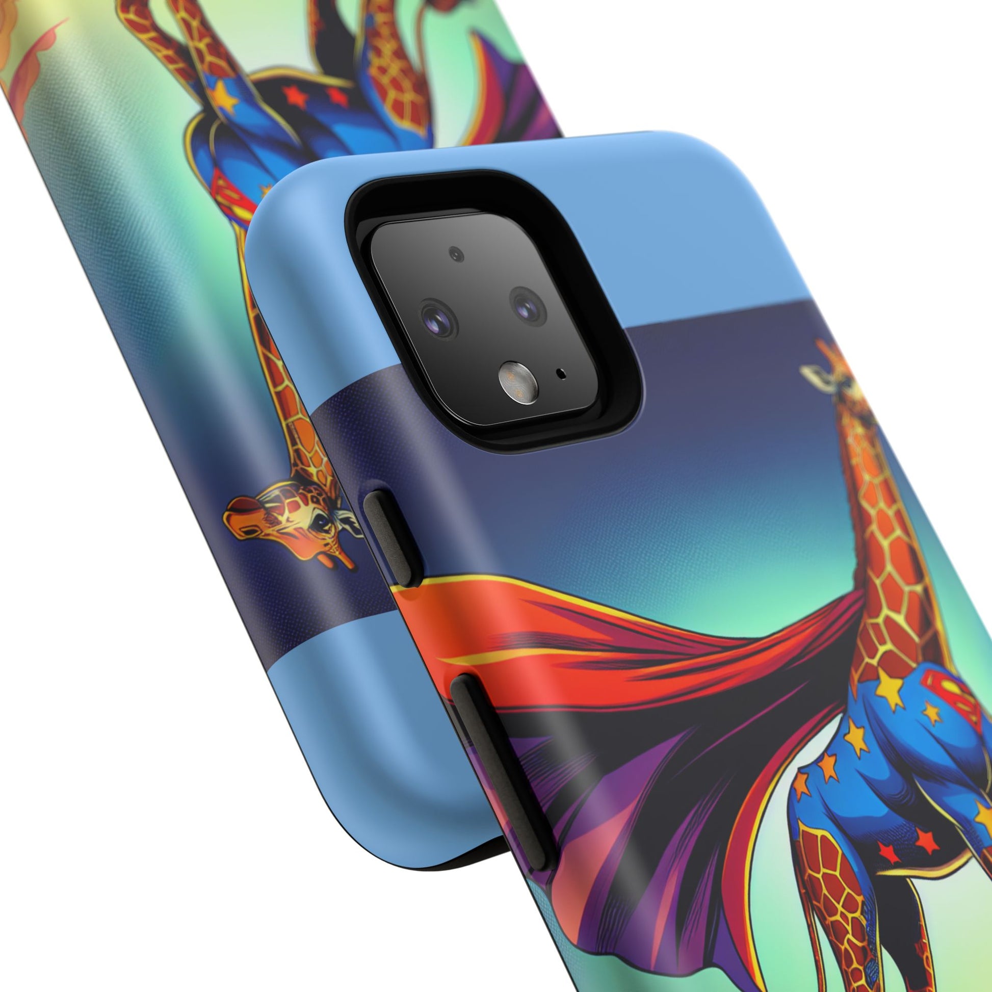 Superhero Giraffe Phone Case | Tough Cases, Unique Gifts, Animal Lover Accessories, Fun Tech Protectors, Cute Phone Covers, Birthday Gift