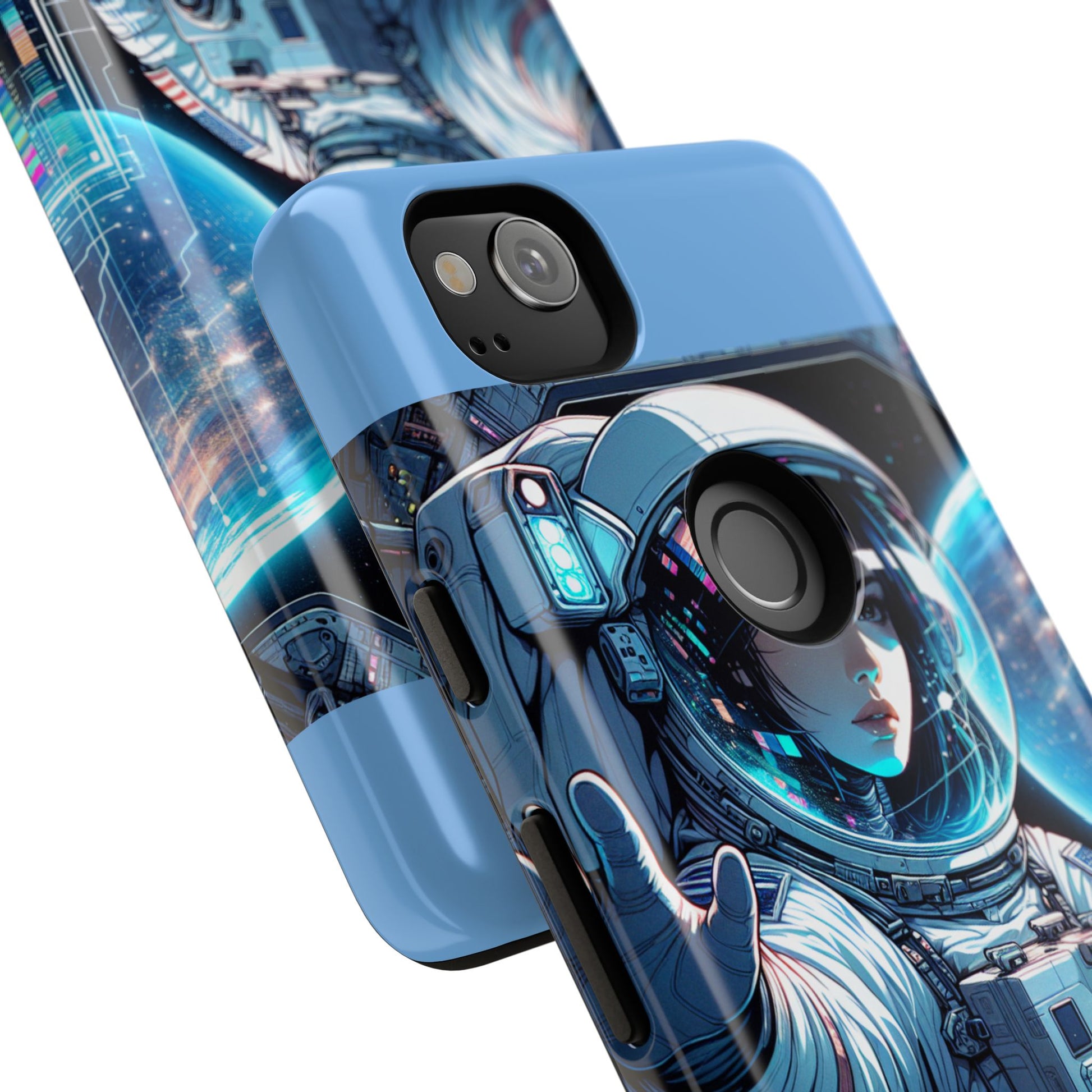 Astronaut Phone Case, Space-Themed Tough Case, Unique Gift for Science Lovers, Trendy Protection for Smartphones, Cool Tech Accessories
