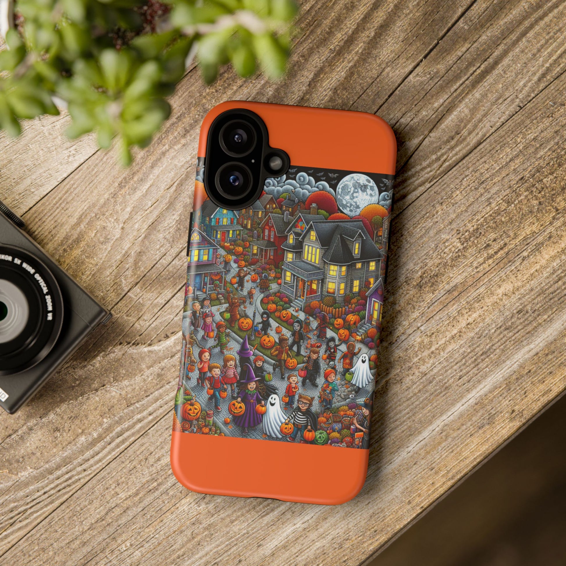 Halloween Phone Case, Tough Cases for Spooky Season, Fall Decor, Trick or Treat, Pumpkin Lovers, Ghost Design