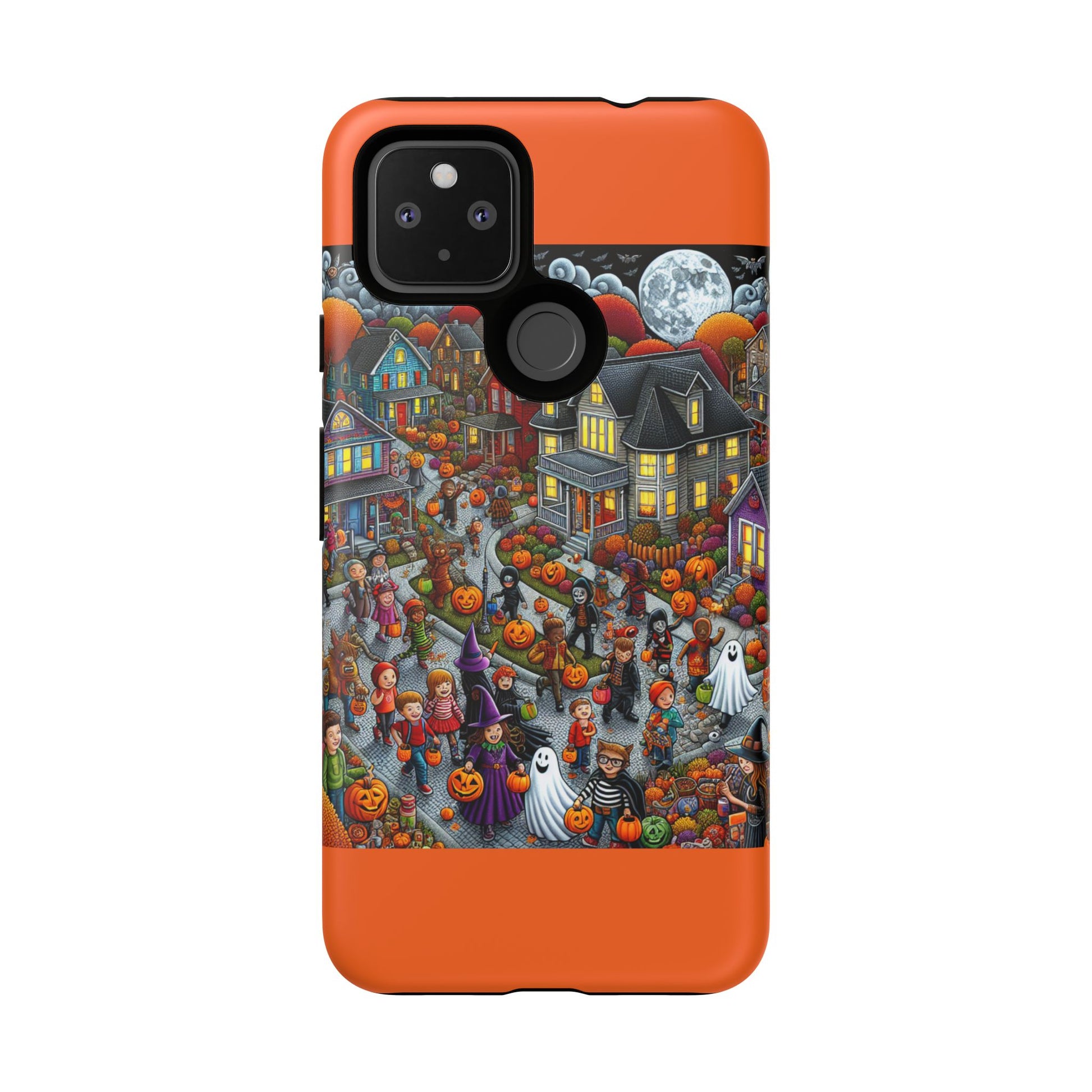 Halloween Phone Case, Tough Cases for Spooky Season, Fall Decor, Trick or Treat, Pumpkin Lovers, Ghost Design