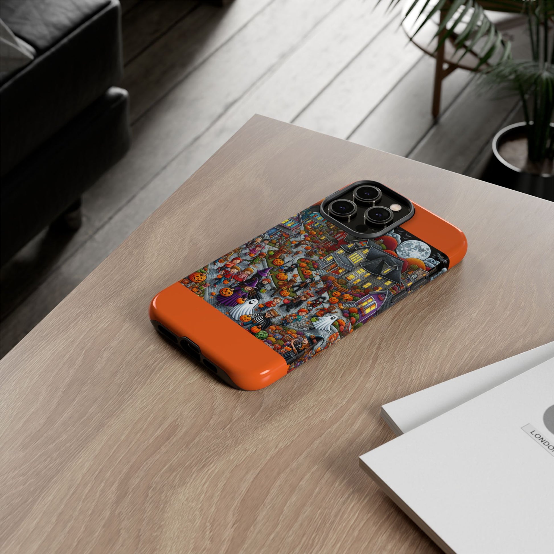 Halloween Phone Case, Tough Cases for Spooky Season, Fall Decor, Trick or Treat, Pumpkin Lovers, Ghost Design