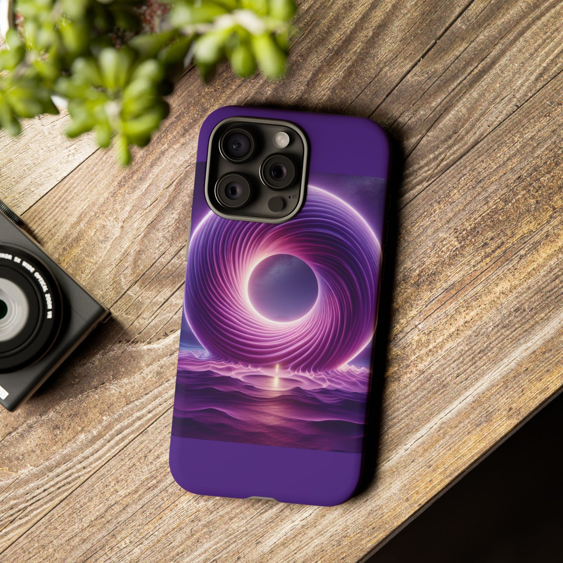 Colorful Phone Case with Swirling Design, Tough Phone Cover, Cosmic Phone Protector, Unique Gift for Tech Lovers, Stylish Smartphone Shell