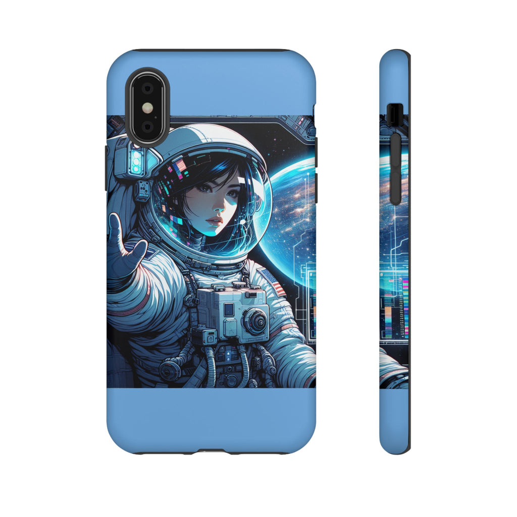 Astronaut Phone Case, Space-Themed Tough Case, Unique Gift for Science Lovers, Trendy Protection for Smartphones, Cool Tech Accessories