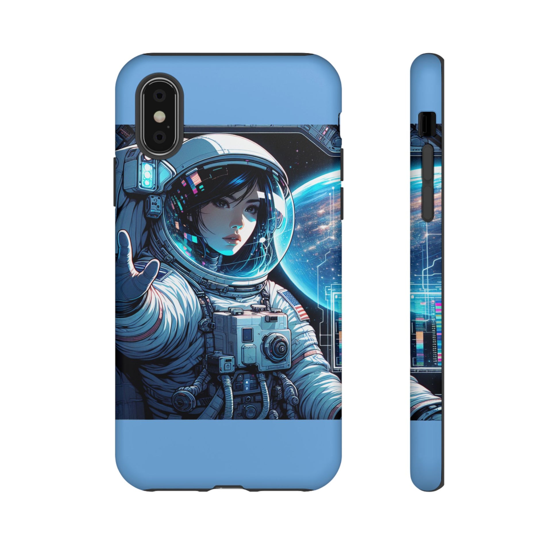 Astronaut Phone Case, Space-Themed Tough Case, Unique Gift for Science Lovers, Trendy Protection for Smartphones, Cool Tech Accessories