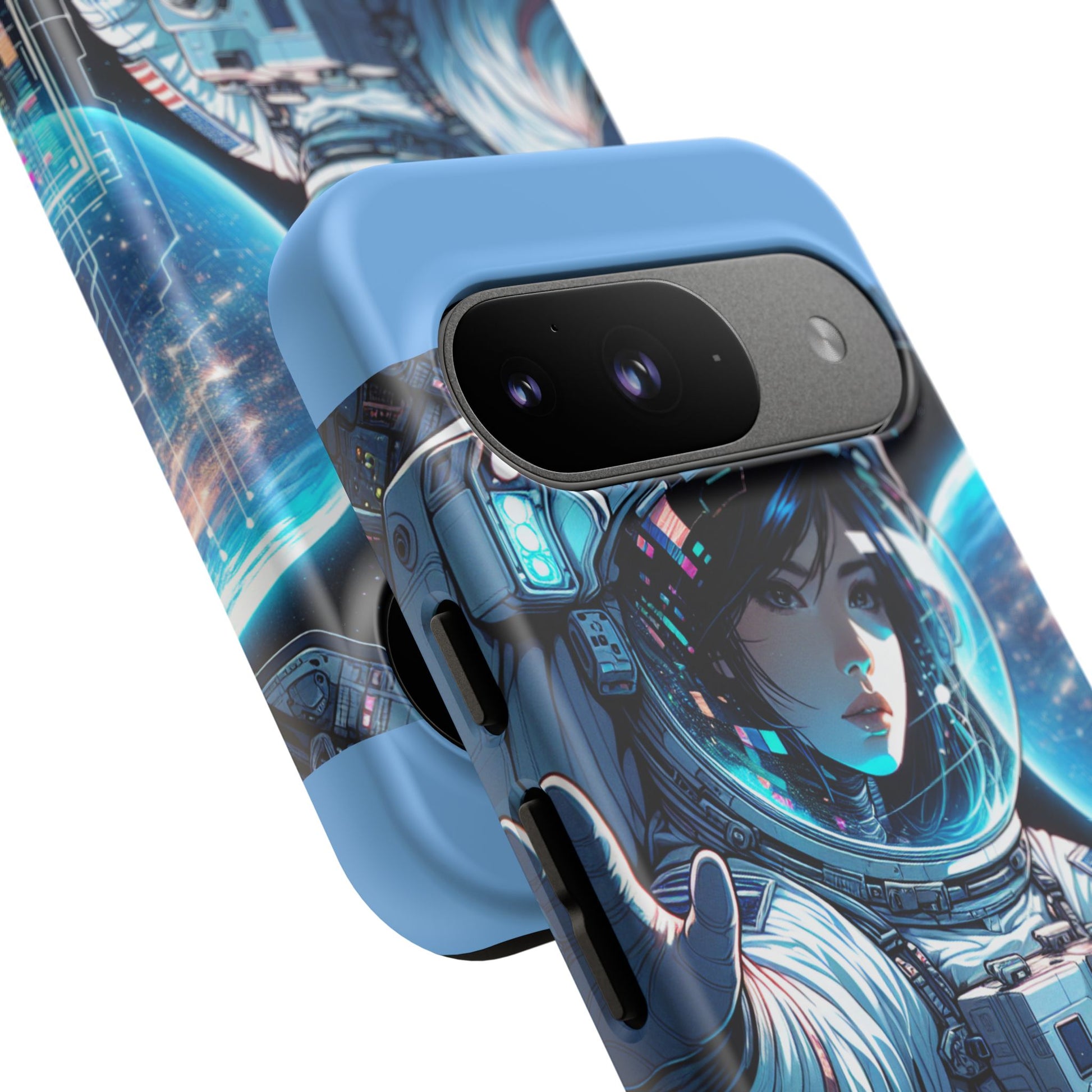 Astronaut Phone Case, Space-Themed Tough Case, Unique Gift for Science Lovers, Trendy Protection for Smartphones, Cool Tech Accessories