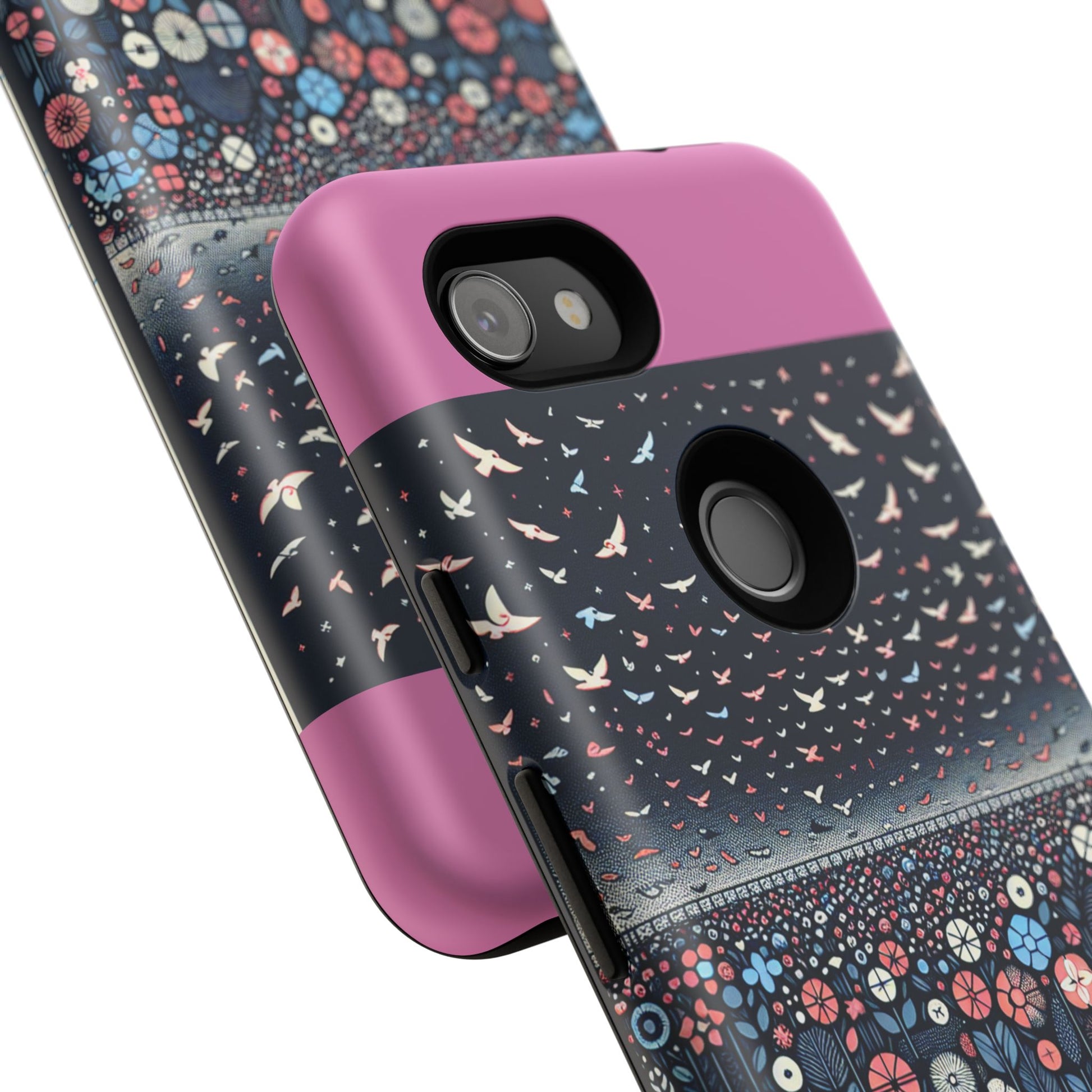 Floral Phone Case, Tough Cases for iPhone, Nature-Inspired Design, Gift for Her, Stylish Protection, Trending Accessory