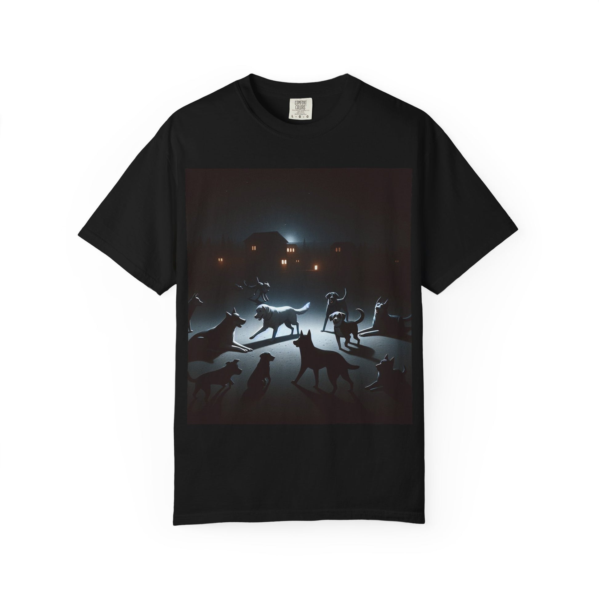 Mystical Night Dogs T-Shirt | Unisex Garment-Dyed Tee, Casual Shirt for Dog Lovers, Gift for Pet Owners, Animal Lover Apparel, [...]