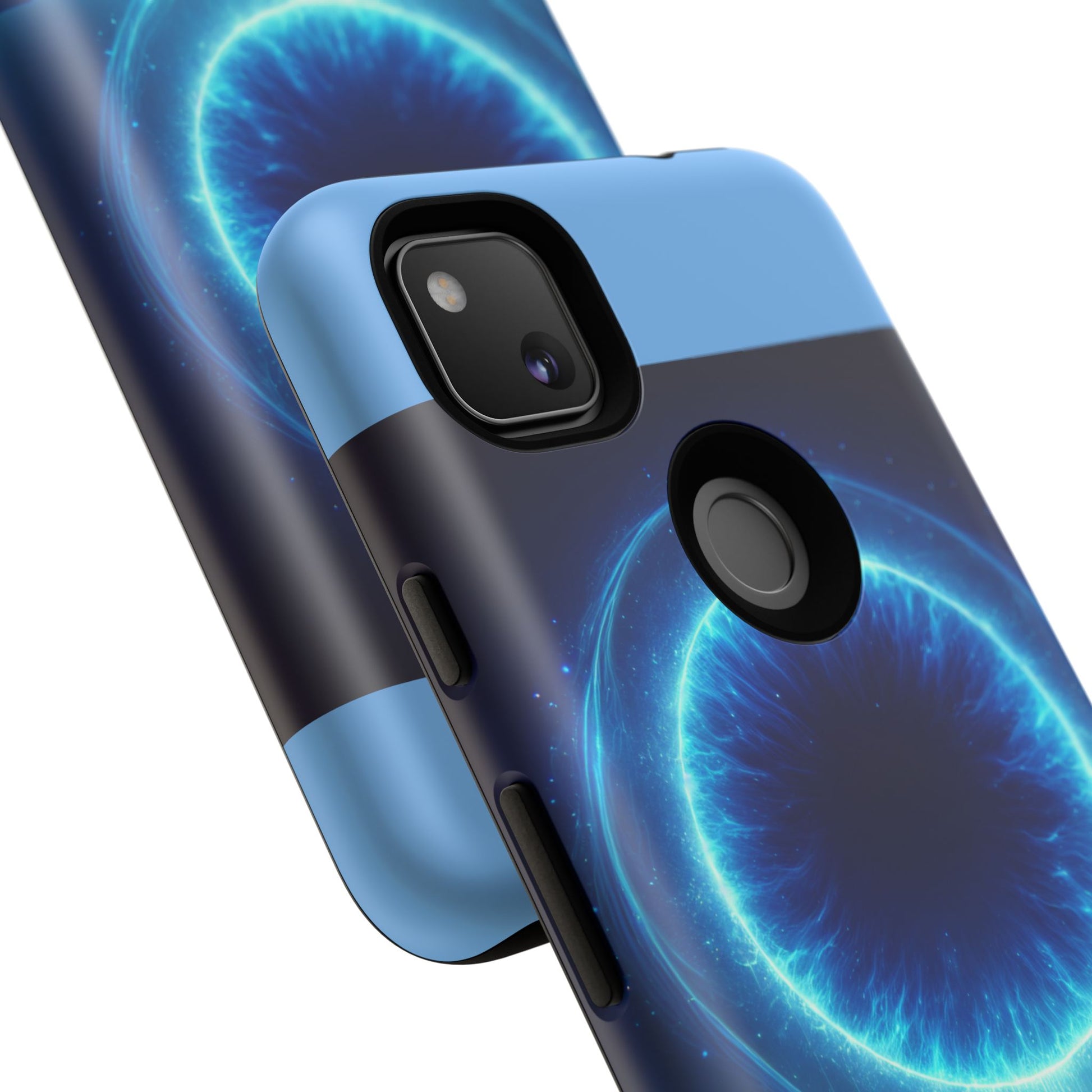 Blue Galaxy Phone Case, Tough Phone Cover, Cosmic Protection Case, Space Design, Gift for Space Lovers