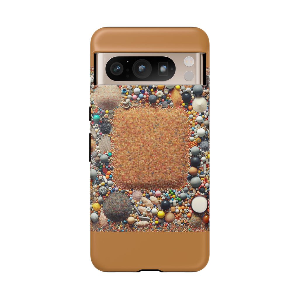 Colorful Phone Case with Unique Texture, Tough Case, Phone Accessory, Trendy Design, Gift for Tech Lovers, Durable Protection