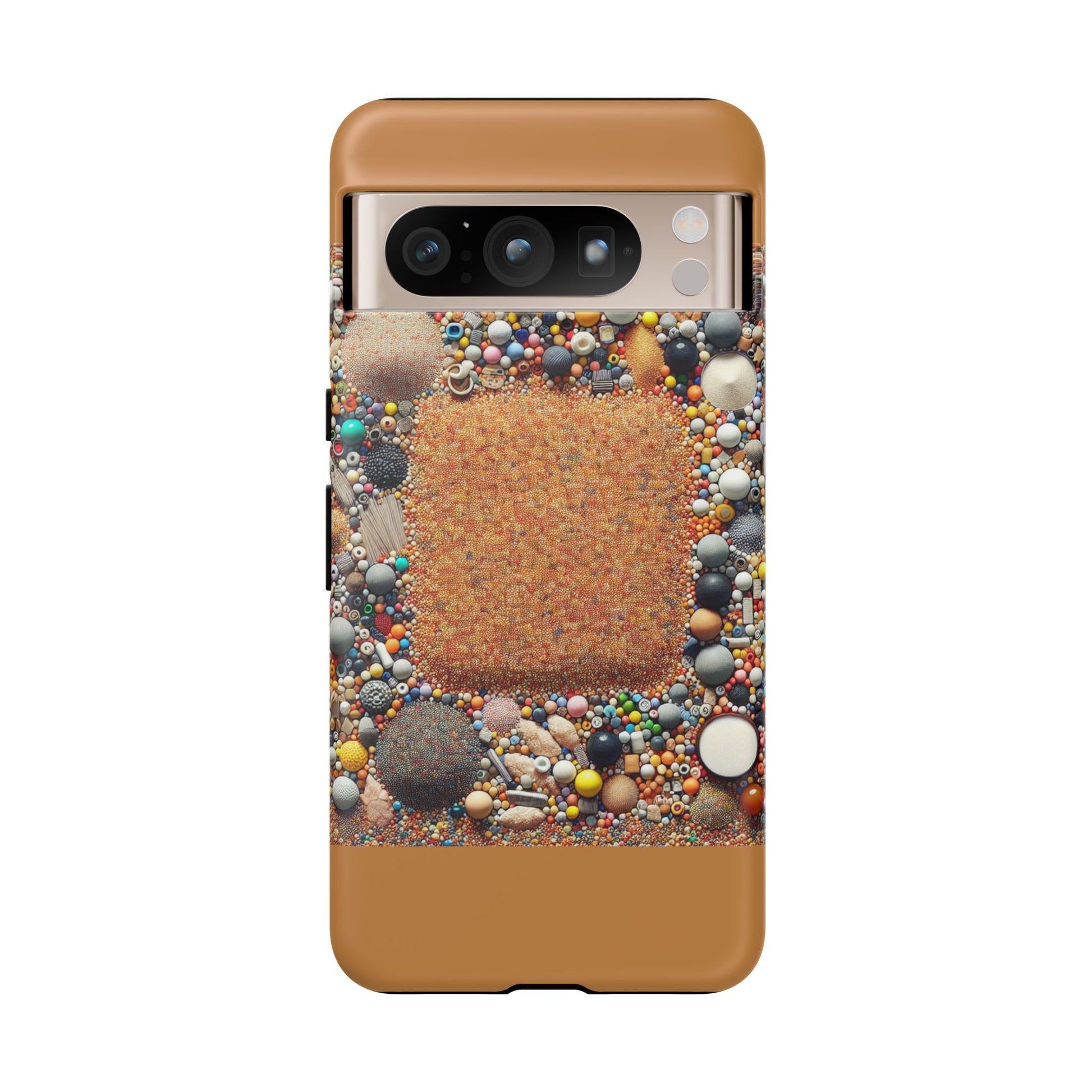 Colorful Phone Case with Unique Texture, Tough Case, Phone Accessory, Trendy Design, Gift for Tech Lovers, Durable Protection