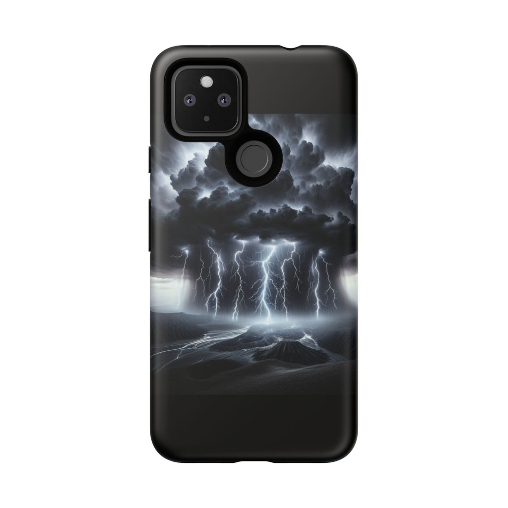 Tough Cases for the Bold: Stormy Thunder Phone Case, Lightning Protection, Durable Cover for Adventurers, Unique Gift for Nature [...]