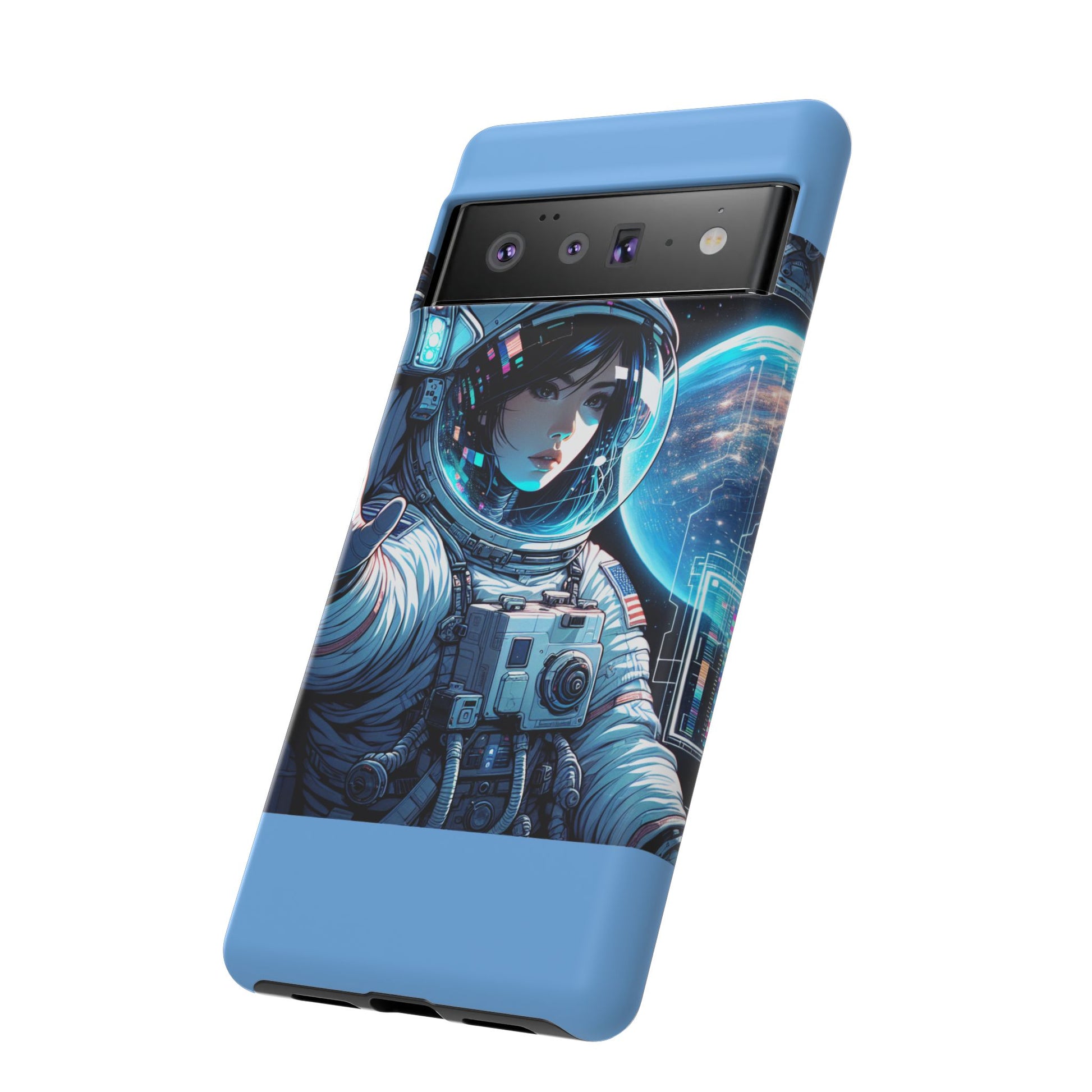 Astronaut Phone Case, Space-Themed Tough Case, Unique Gift for Science Lovers, Trendy Protection for Smartphones, Cool Tech Accessories