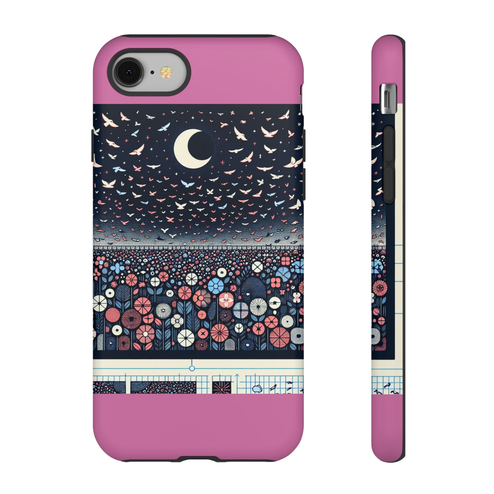 Floral Phone Case, Tough Cases for iPhone, Nature-Inspired Design, Gift for Her, Stylish Protection, Trending Accessory