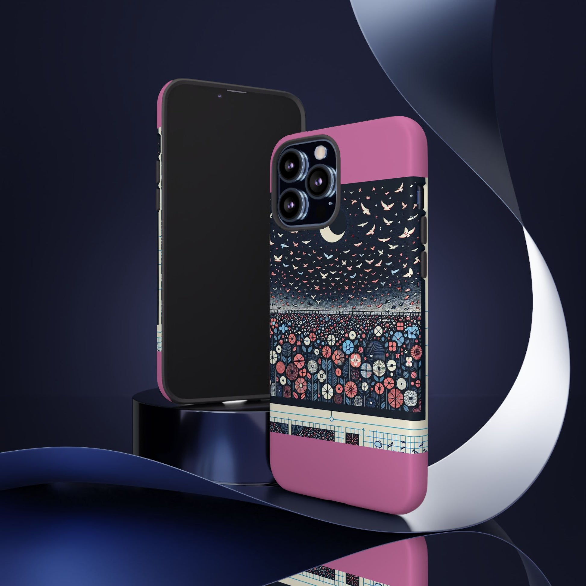 Floral Phone Case, Tough Cases for iPhone, Nature-Inspired Design, Gift for Her, Stylish Protection, Trending Accessory