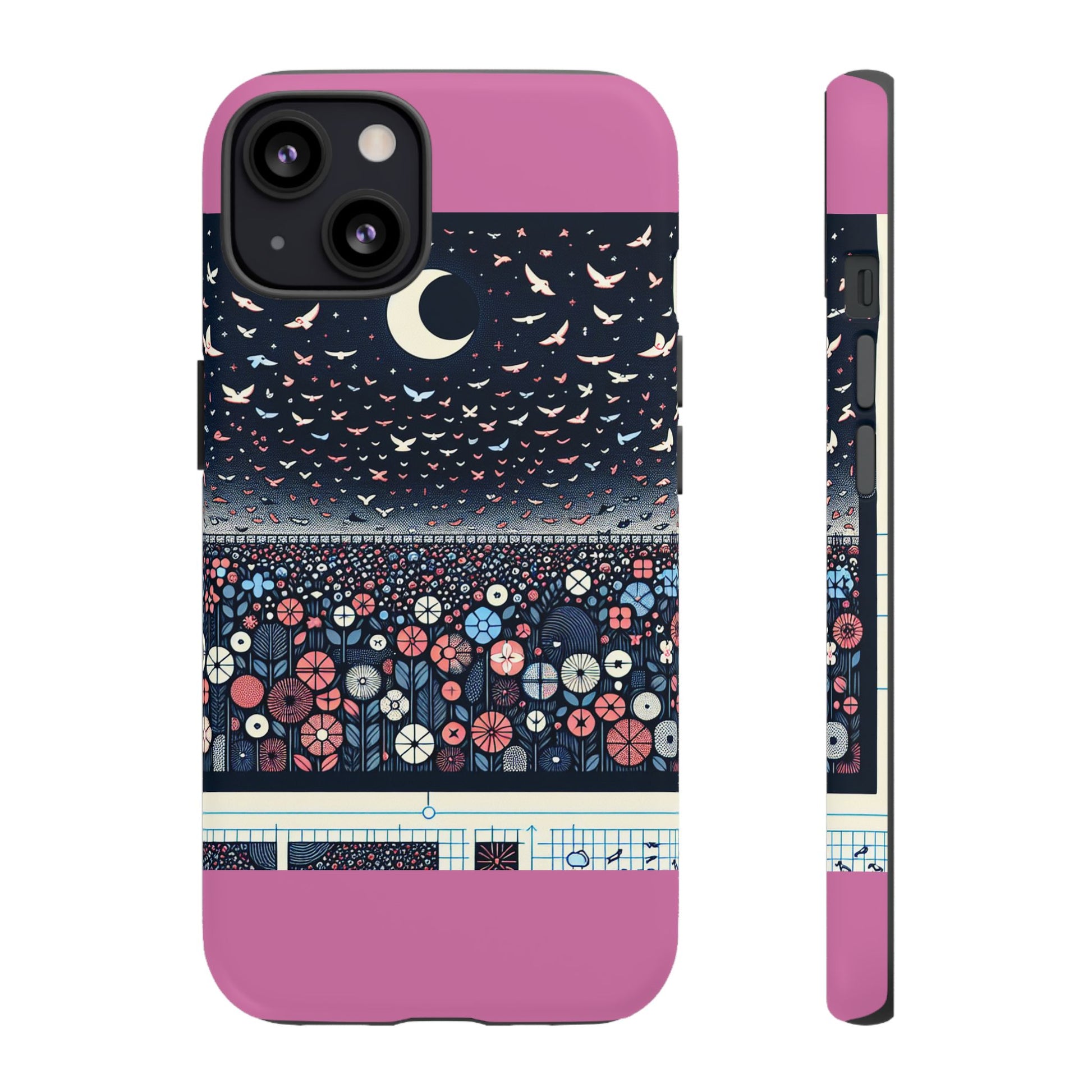 Floral Phone Case, Tough Cases for iPhone, Nature-Inspired Design, Gift for Her, Stylish Protection, Trending Accessory