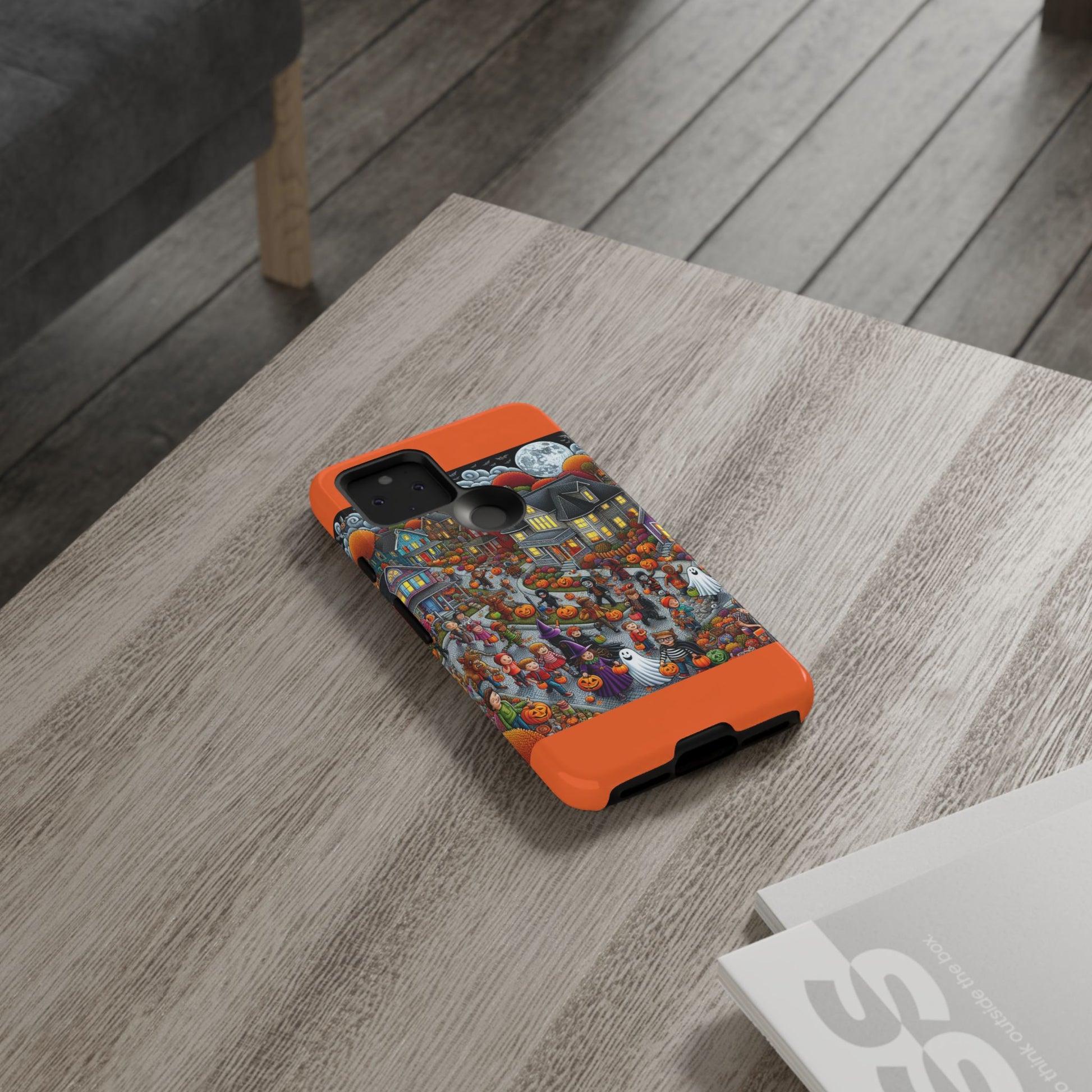 Halloween Phone Case, Tough Cases for Spooky Season, Fall Decor, Trick or Treat, Pumpkin Lovers, Ghost Design