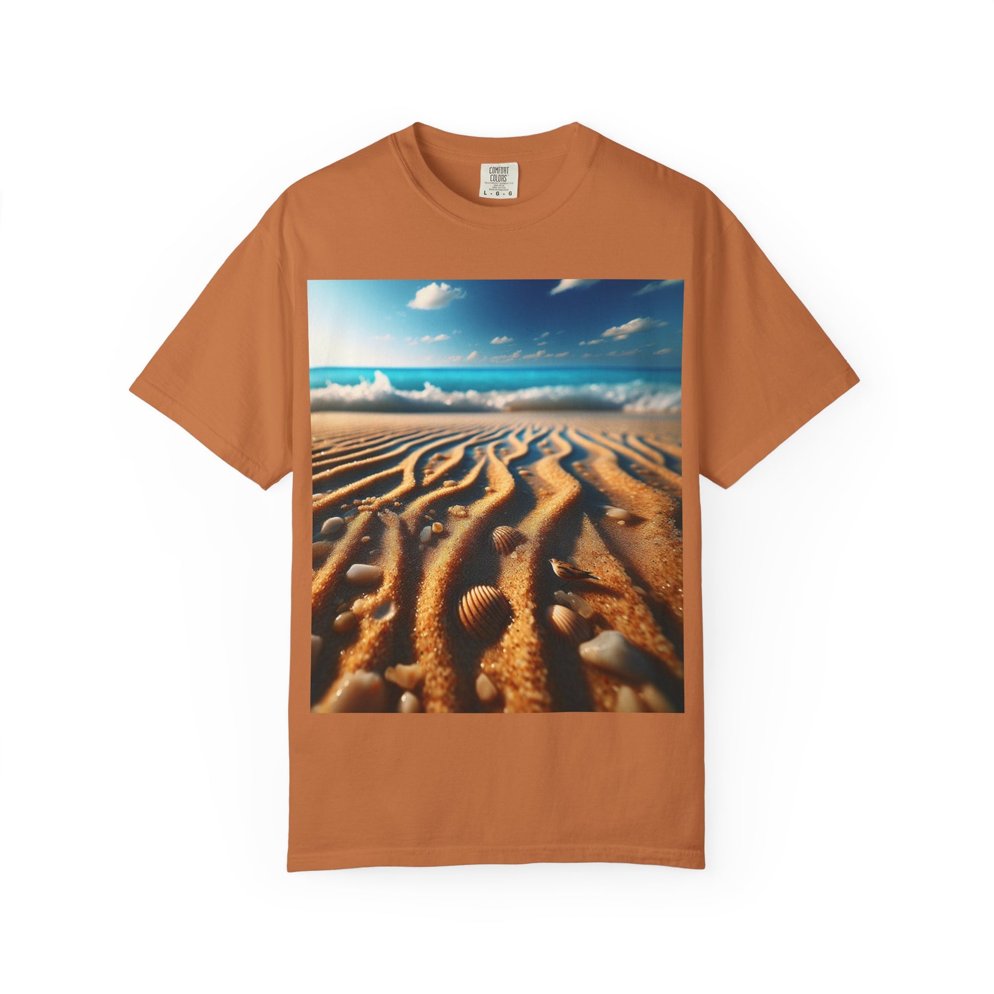 Beach-Inspired Unisex T-Shirt, Coastal Vibes Tee, Summer Style Shirt, Ocean Lover Apparel, Casual Gift for Sea Enthusiasts
