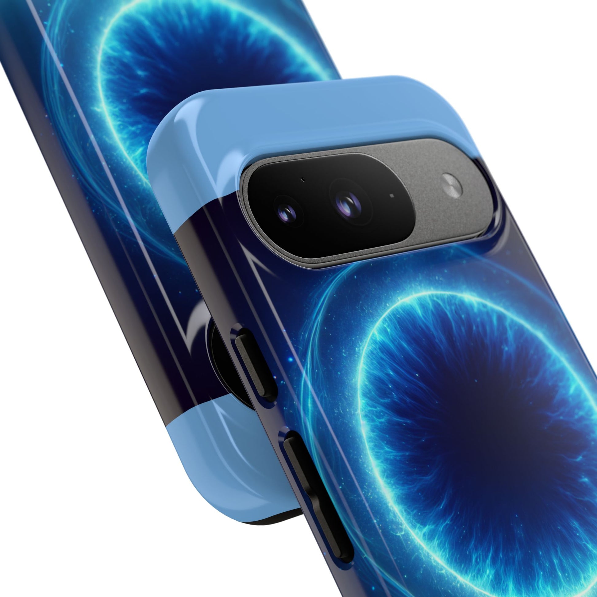 Blue Galaxy Phone Case, Tough Phone Cover, Cosmic Protection Case, Space Design, Gift for Space Lovers