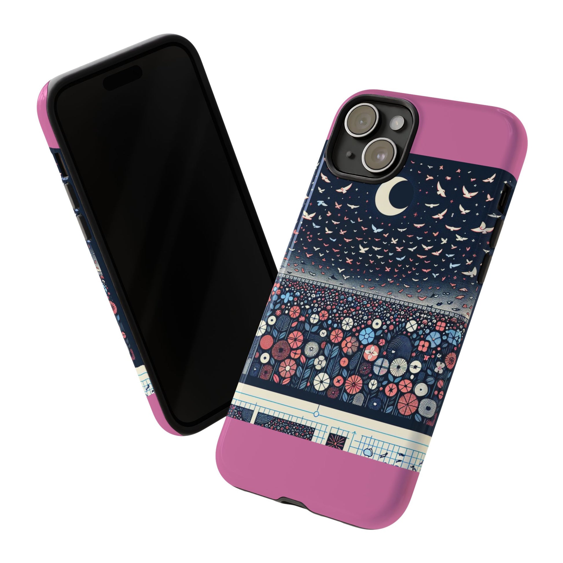 Floral Phone Case, Tough Cases for iPhone, Nature-Inspired Design, Gift for Her, Stylish Protection, Trending Accessory