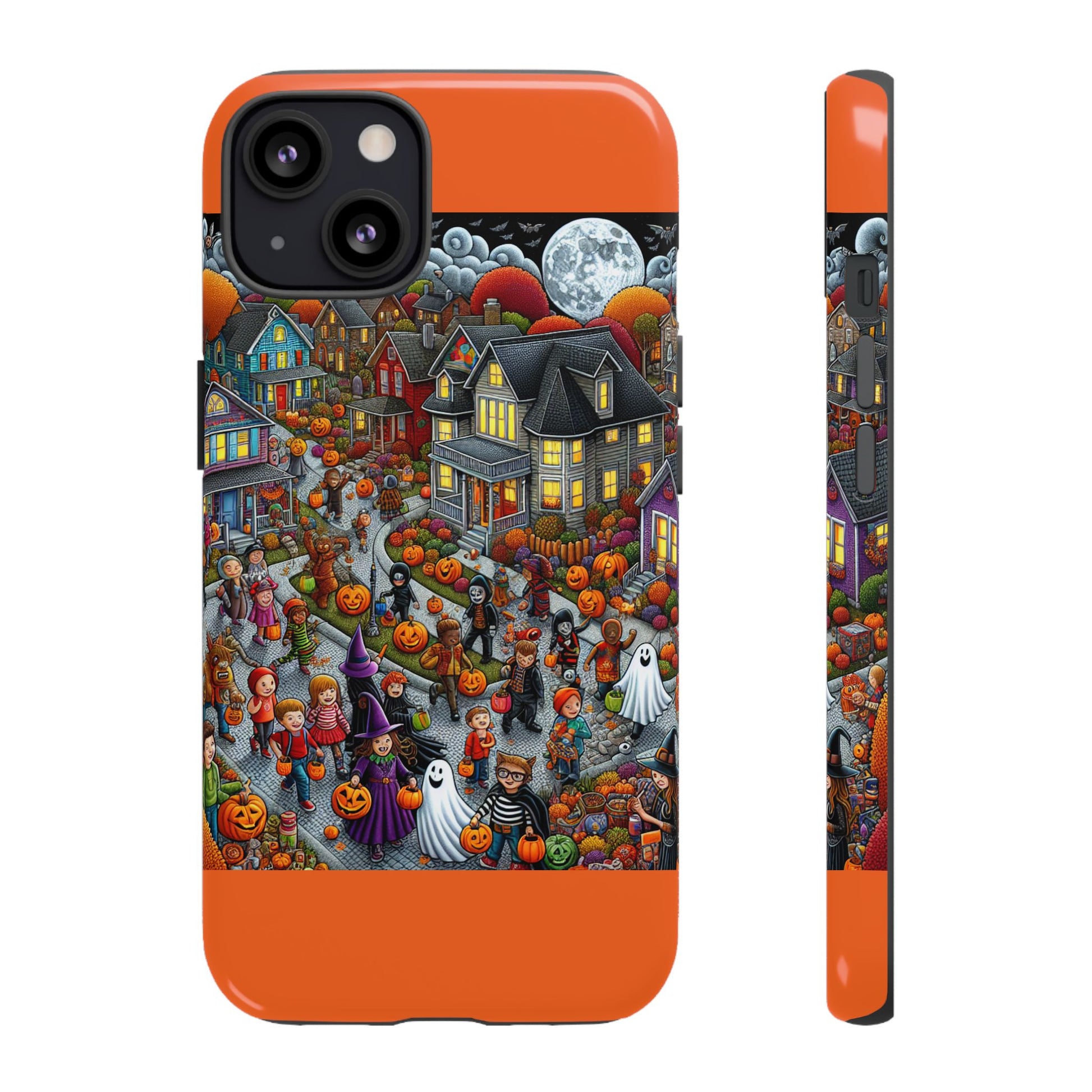 Halloween Phone Case, Tough Cases for Spooky Season, Fall Decor, Trick or Treat, Pumpkin Lovers, Ghost Design