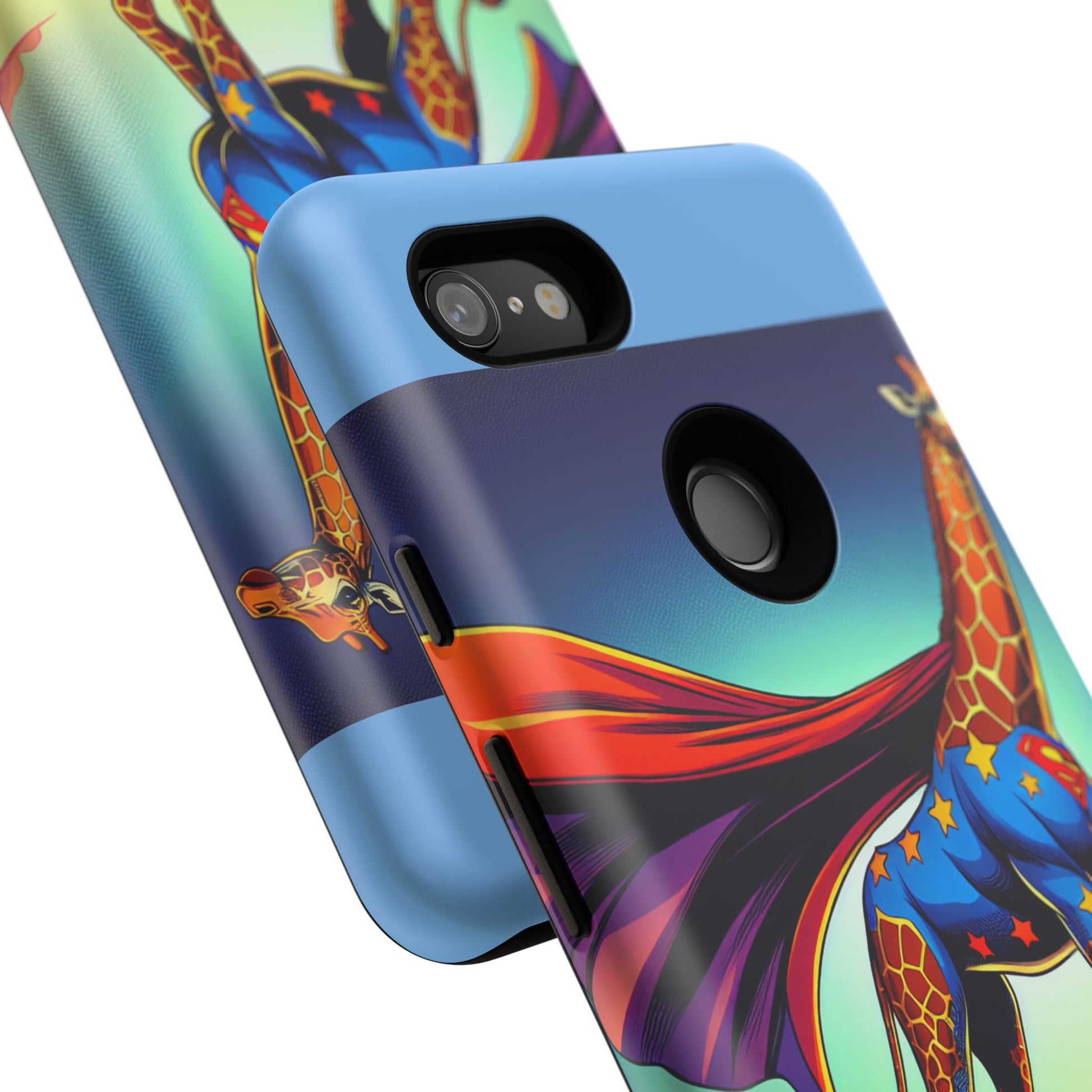 Superhero Giraffe Phone Case | Tough Cases, Unique Gifts, Animal Lover Accessories, Fun Tech Protectors, Cute Phone Covers, Birthday Gift