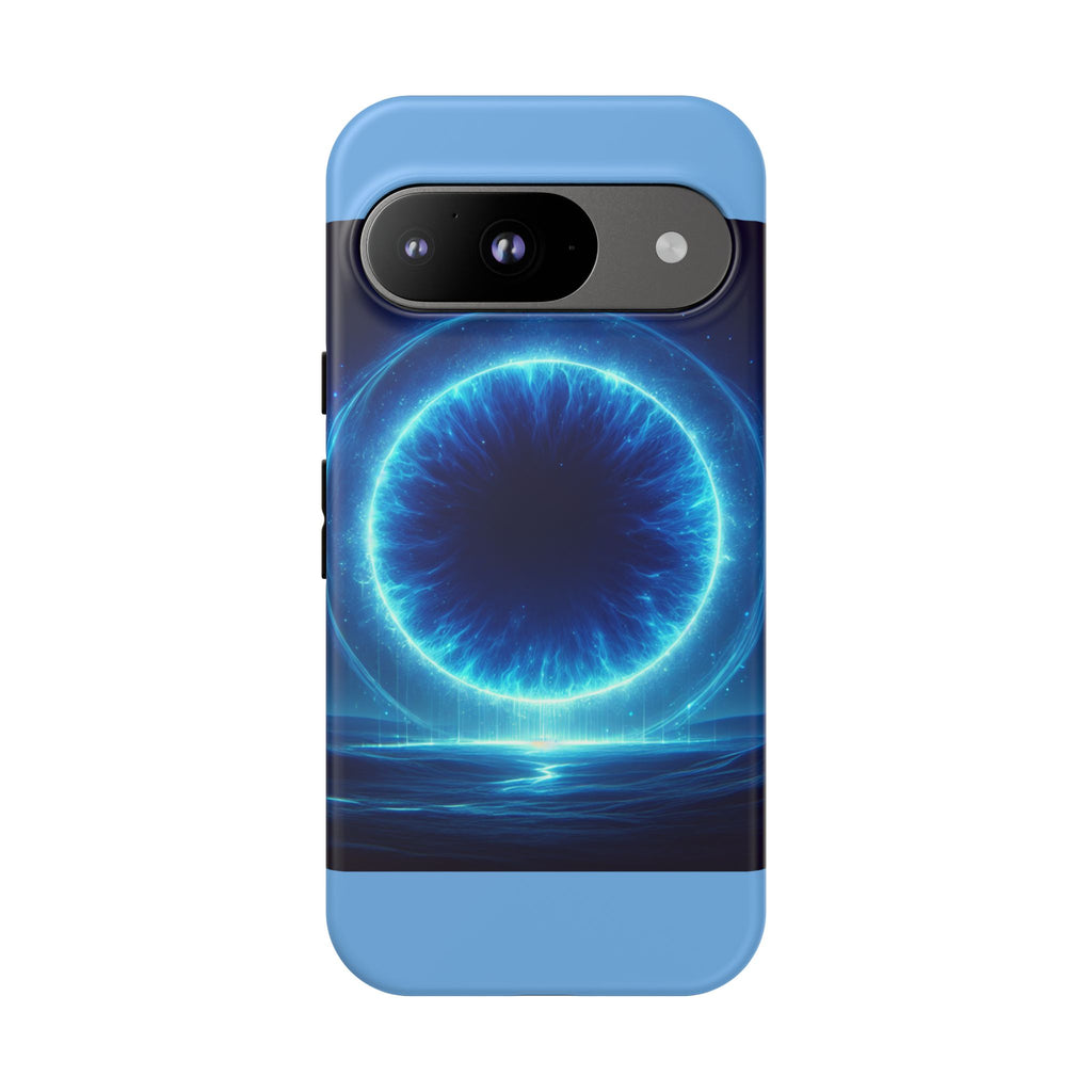 Blue Galaxy Phone Case, Tough Phone Cover, Cosmic Protection Case, Space Design, Gift for Space Lovers