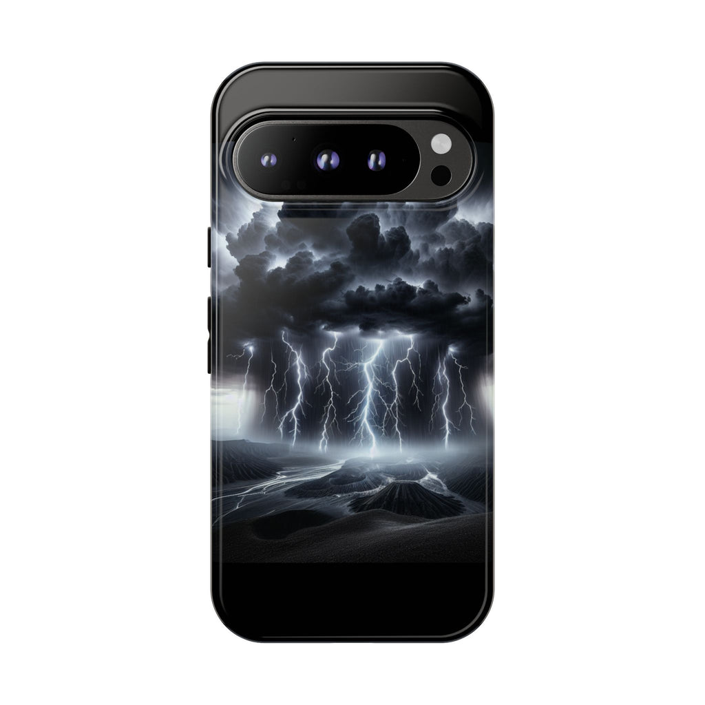 Tough Cases for the Bold: Stormy Thunder Phone Case, Lightning Protection, Durable Cover for Adventurers, Unique Gift for Nature [...]