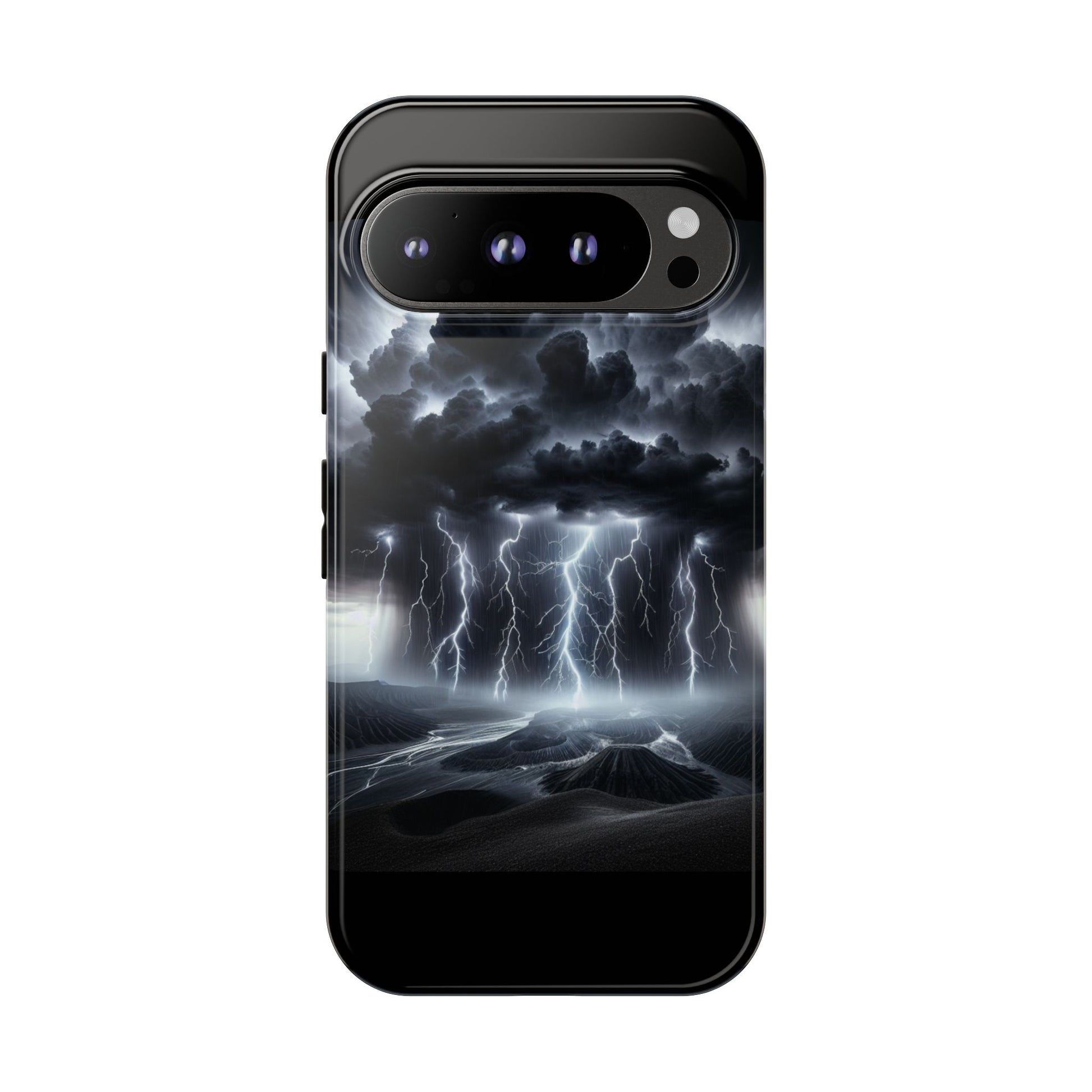 Tough Cases for the Bold: Stormy Thunder Phone Case, Lightning Protection, Durable Cover for Adventurers, Unique Gift for Nature [...]