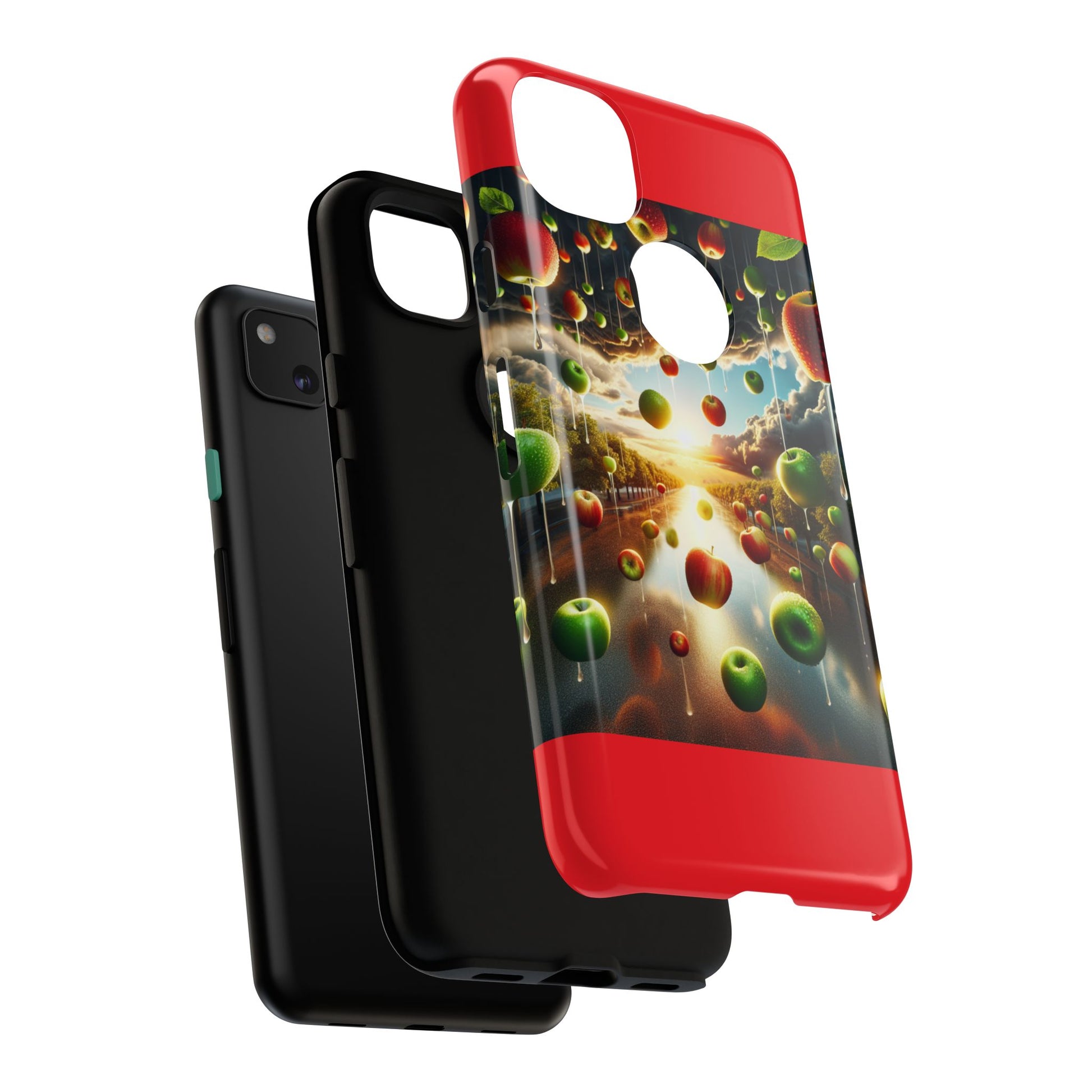 Vibrant Phone Case with Artistic Apple Design, Unique Gift for Art Lovers, Trendy Accessory for Any Occasion, Stylish Smartphone Cover
