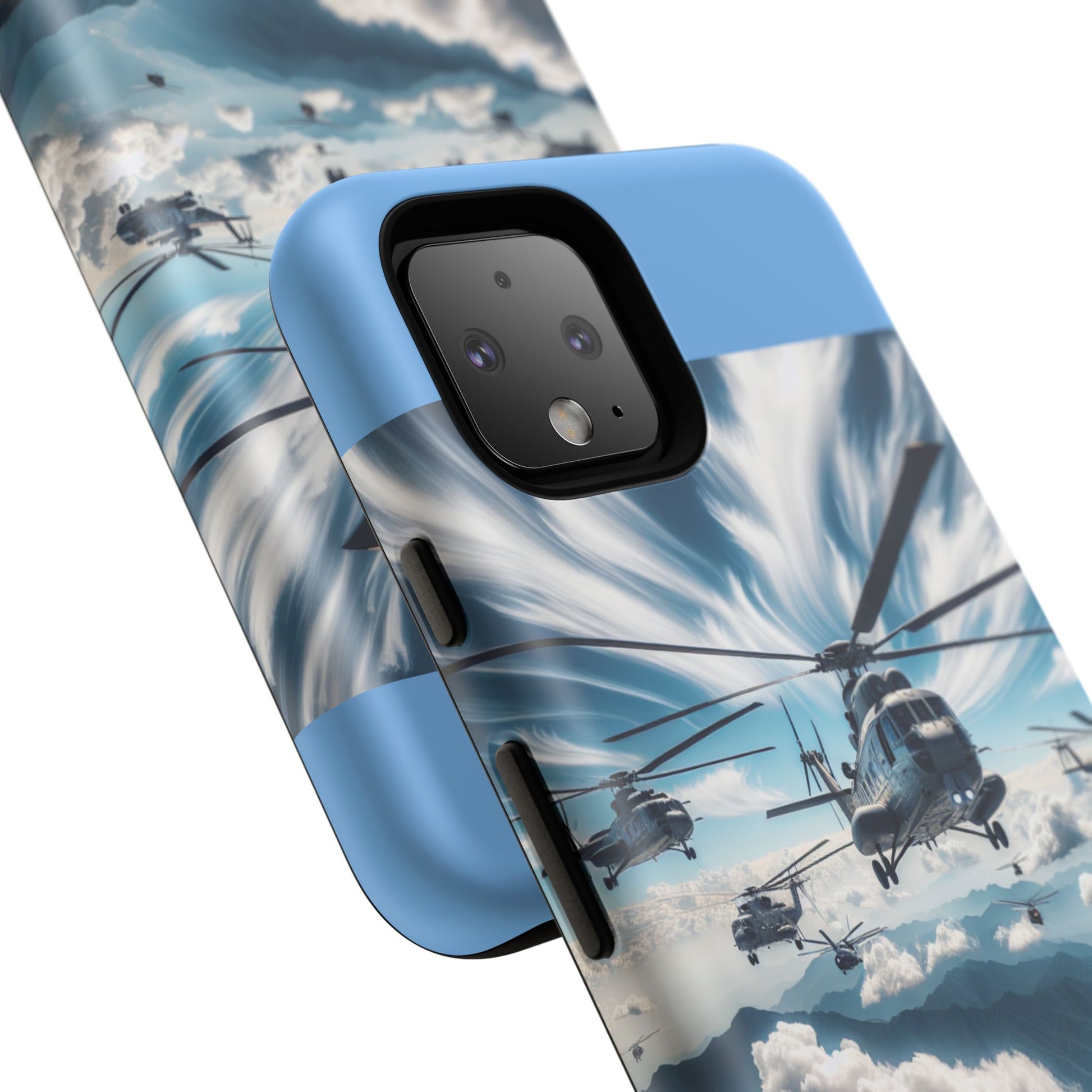 Tough Cases - Helicopter Design Phone Case, Military Style Cover, Unique Gift for Aviation Lovers, Durable Phone Protector, Hobbyist [...]