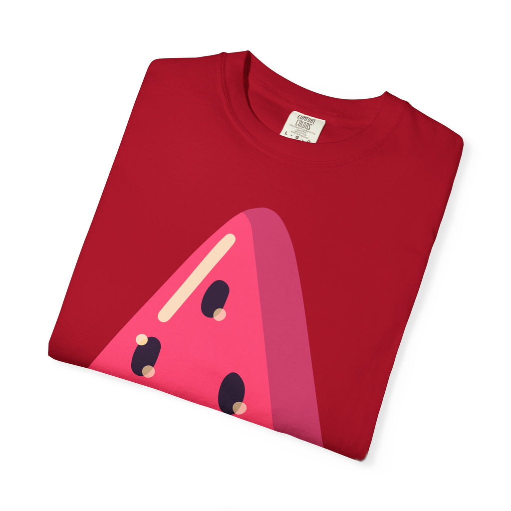 Watermelon Slice Unisex T-shirt, Summer Vibes Tee, Fruit Lover Gift, Cute Graphic Shirt, Casual Wear for Adults & Kids