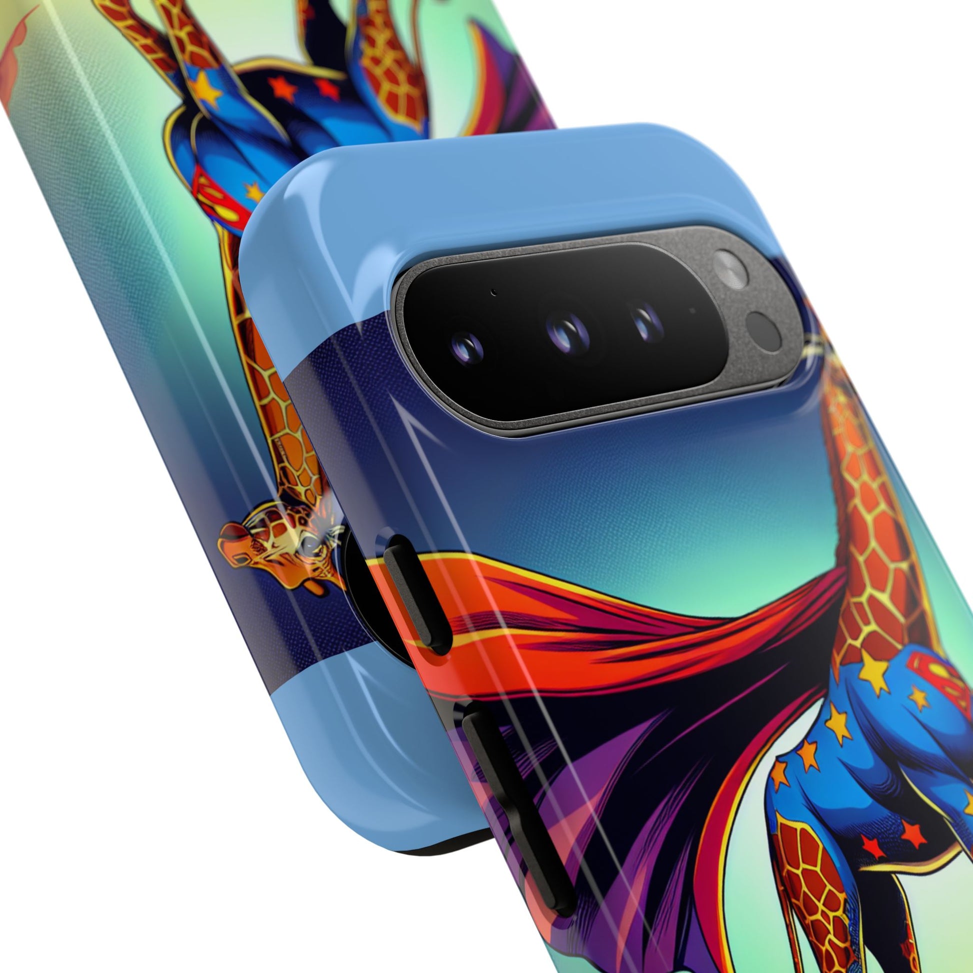 Superhero Giraffe Phone Case | Tough Cases, Unique Gifts, Animal Lover Accessories, Fun Tech Protectors, Cute Phone Covers, Birthday Gift