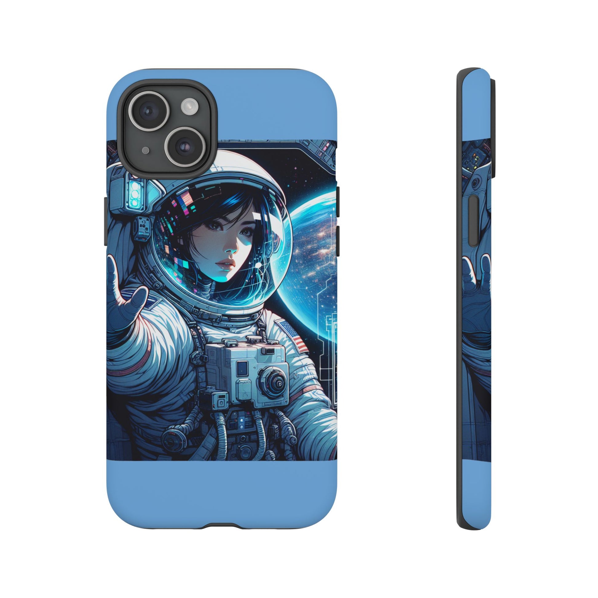 Astronaut Phone Case, Space-Themed Tough Case, Unique Gift for Science Lovers, Trendy Protection for Smartphones, Cool Tech Accessories